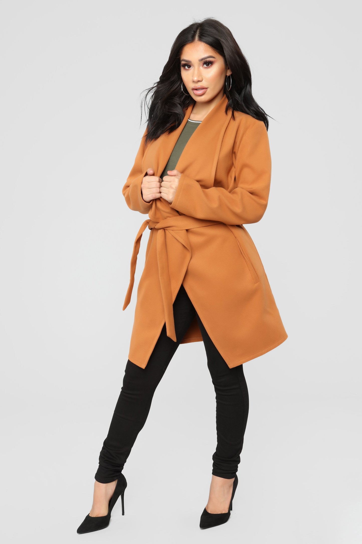 Manhattan Coat - Cognac