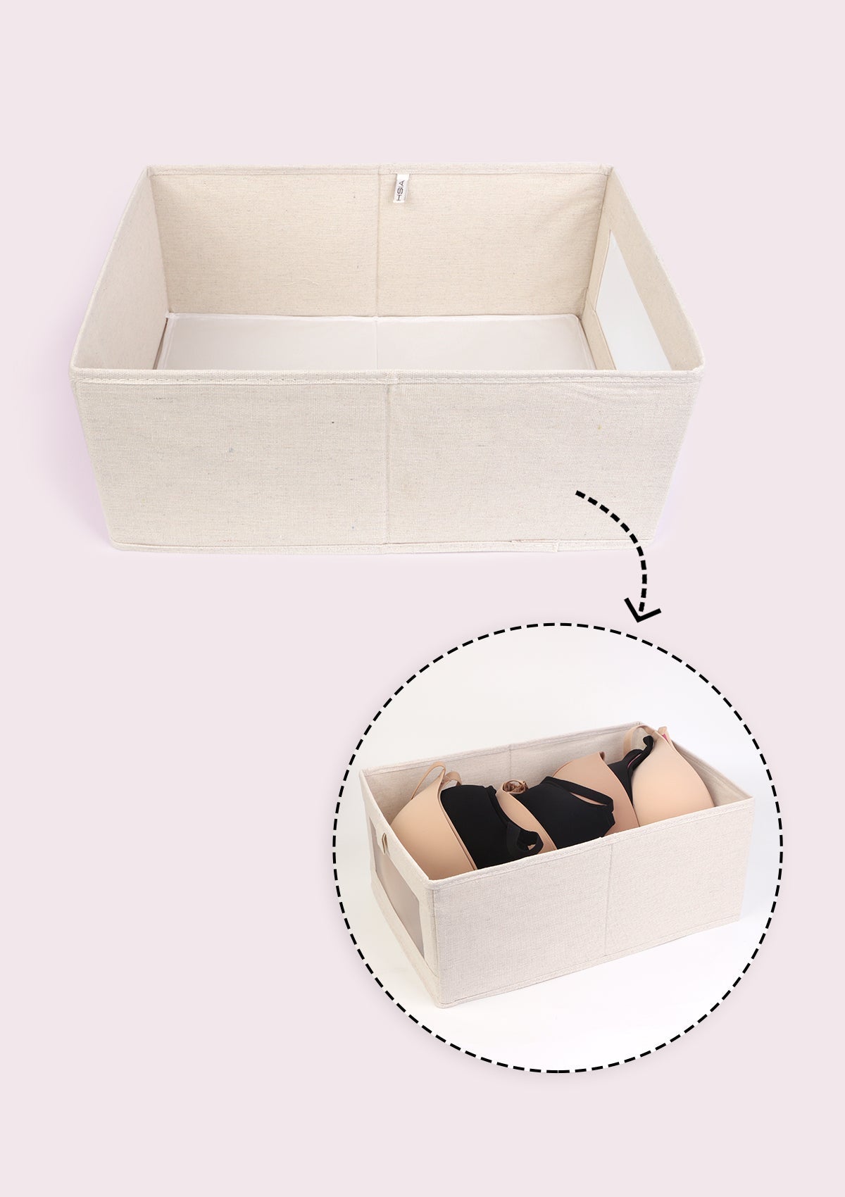 HSIA Bra Underwear Drawer Organizer