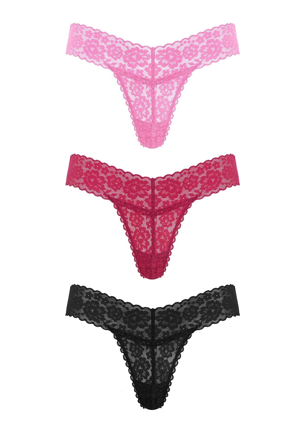 HSIA Soft Sexy Lace Cheeky Thong Underwear