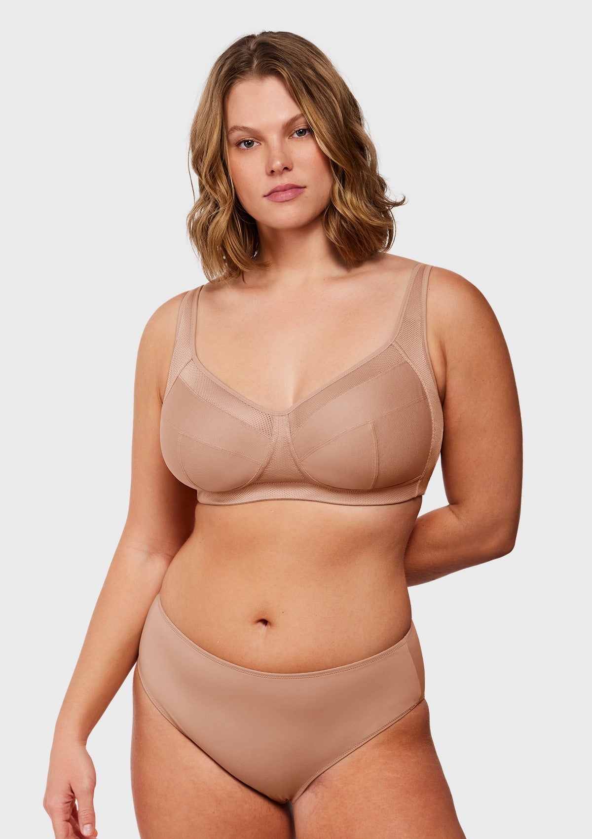 AiryComfort Full Coverage Unpadded WireFree Minimizer Bra