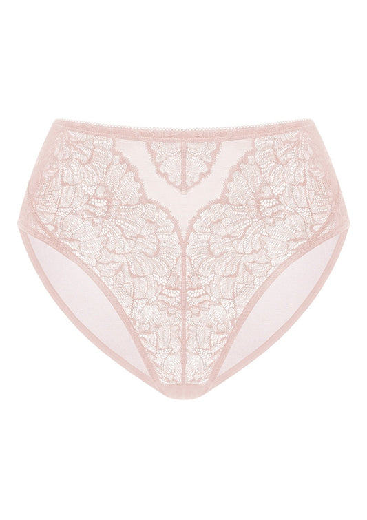 Blossom High-Rise Dark Pink Lace Brief Underwear