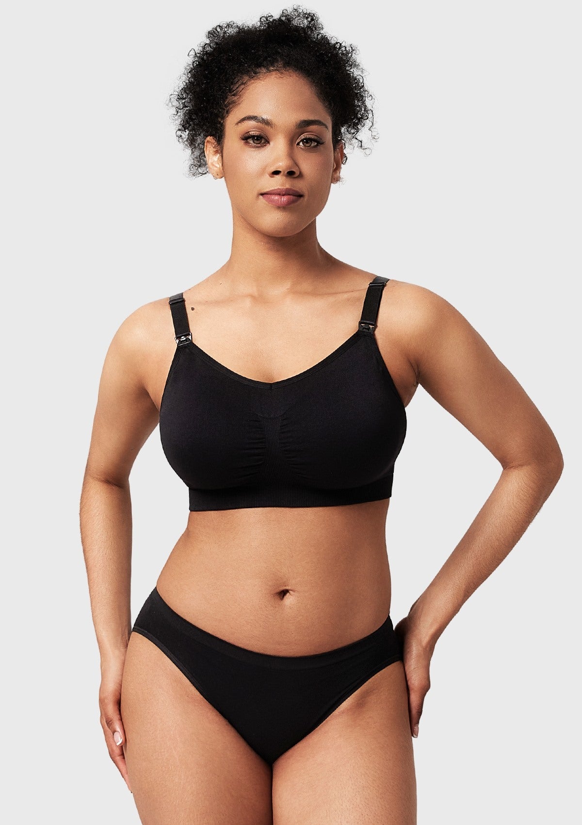 ComfyCare Seamless Full Coverage Wireless Padded Nursing Maternity Bra