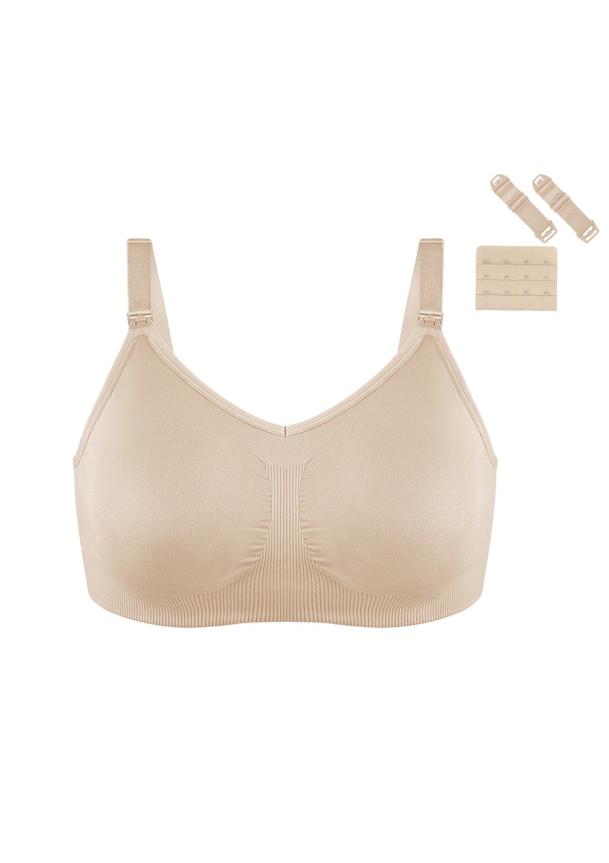 ComfyCare Seamless Full Coverage Wireless Padded Nursing Maternity Bra