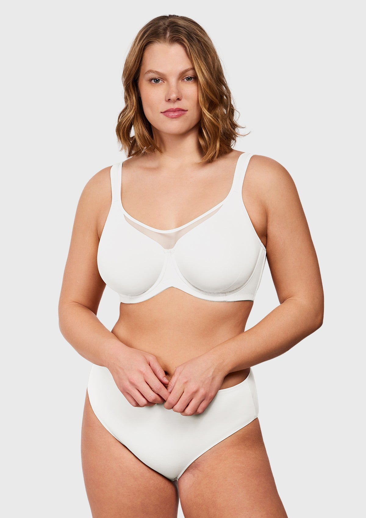 CoolComfort Smoothing Full Coverage Unlined Underwire Minimizer Bra