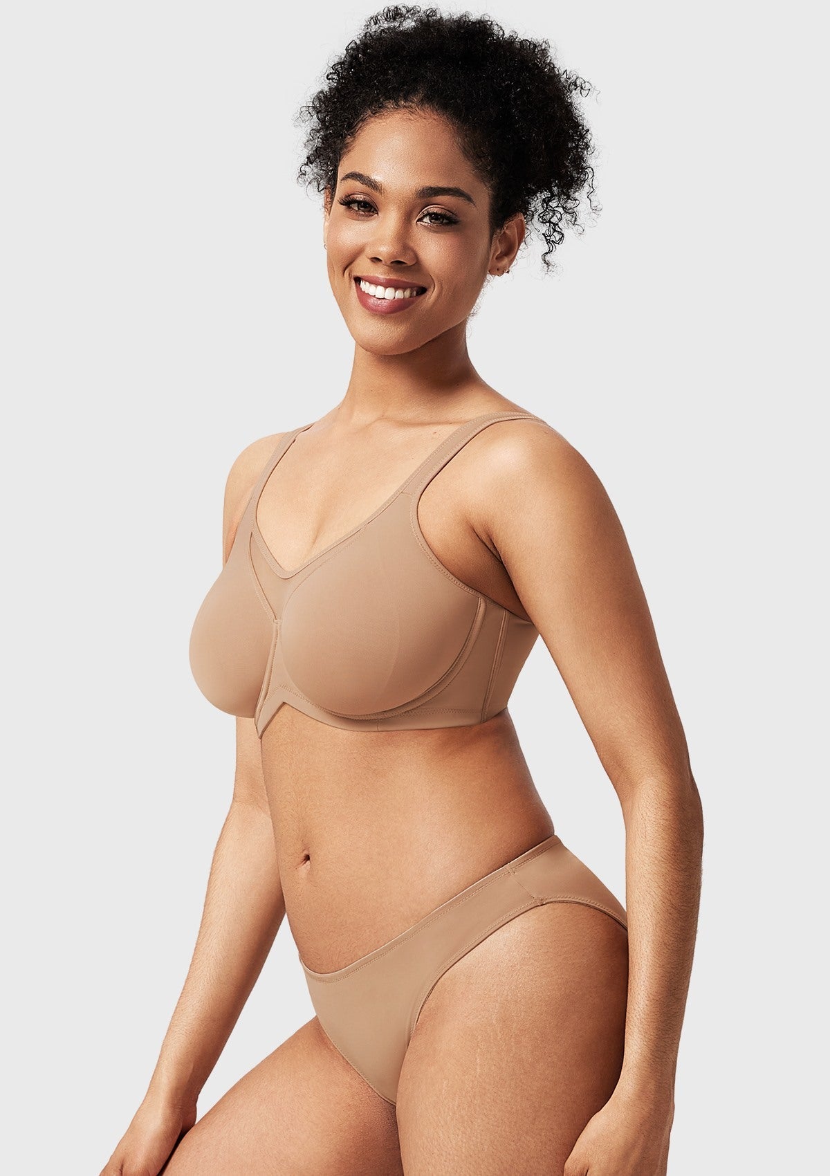 CoolComfort Smoothing Unlined Minimizer Underwire Bra