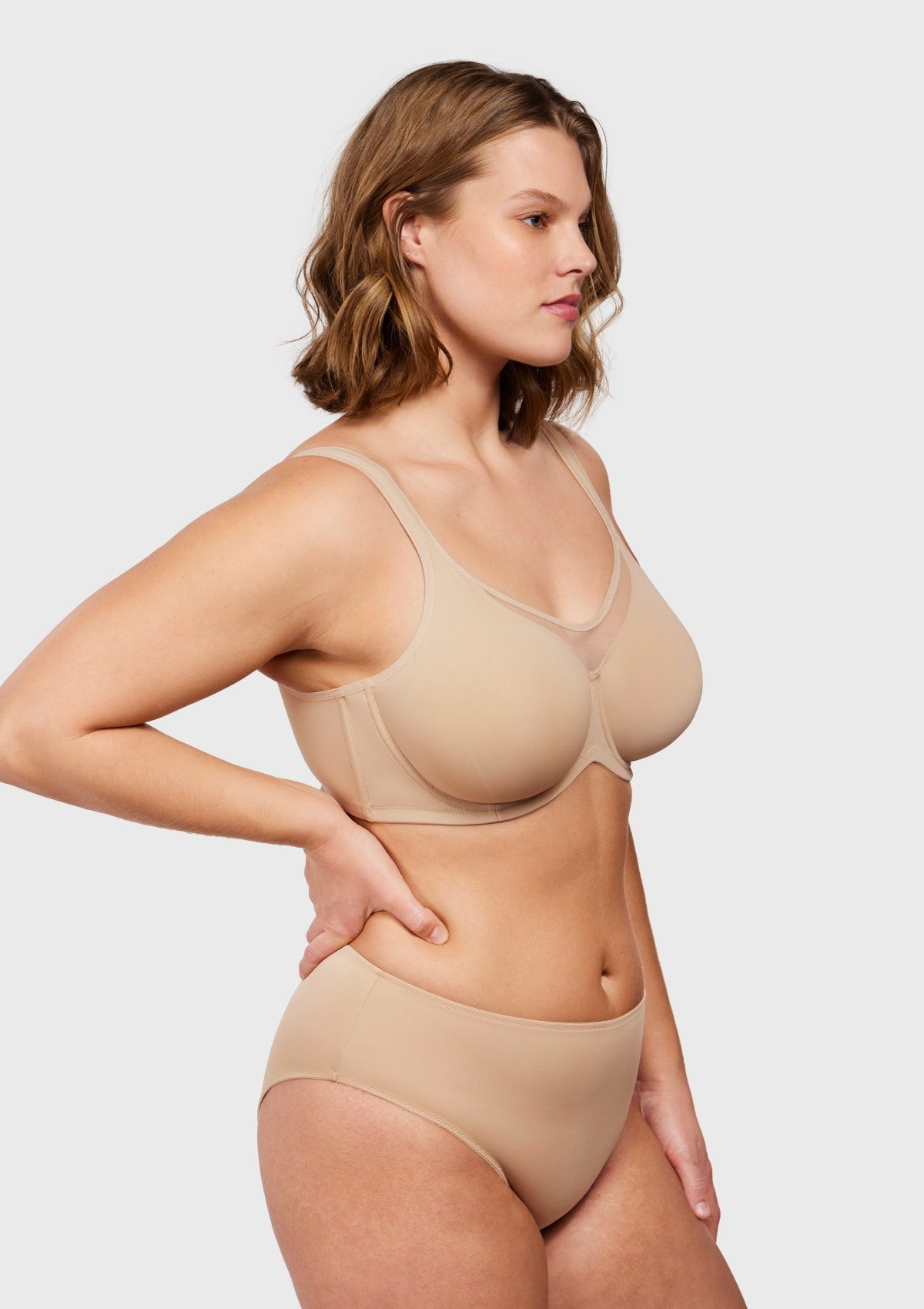 CoolComfort Smoothing Unlined Underwire Minimizer Bra