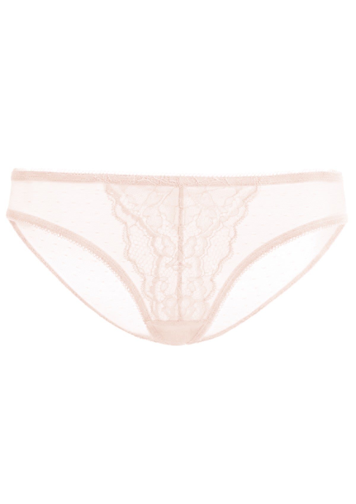 Enchante Dusty Peach Lace Bikini Underwear