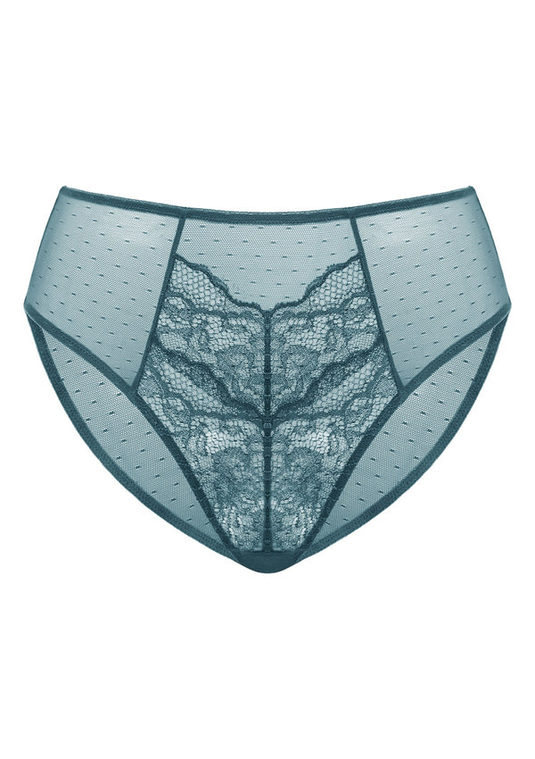 Enchante Lace Balsam Blue Bikini Underwear