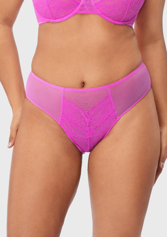 Enchante High-Rise Barbie Pink Lace Brief Underwear