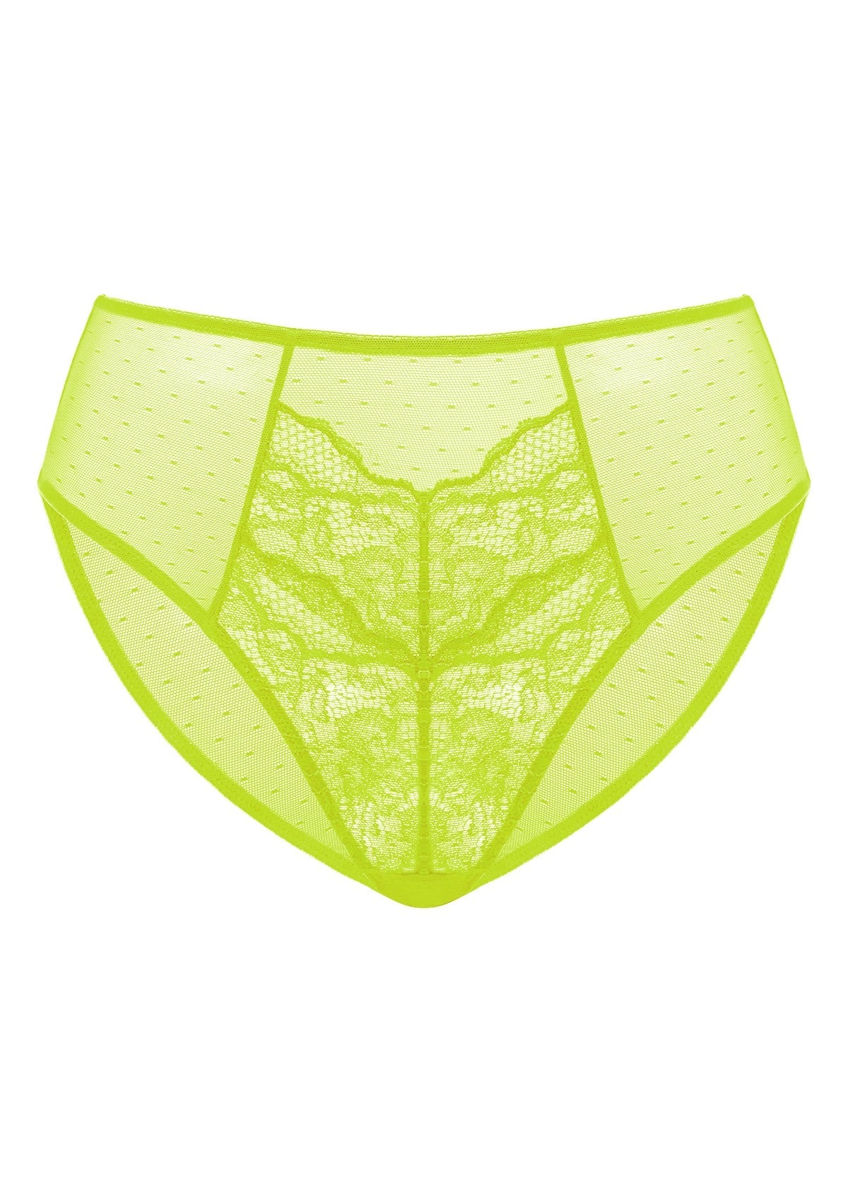 Enchante Lace Lime Green Bikini Underwear