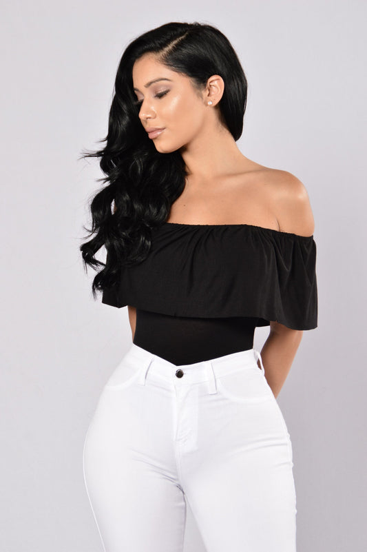 Happy Hour Bodysuit - Black