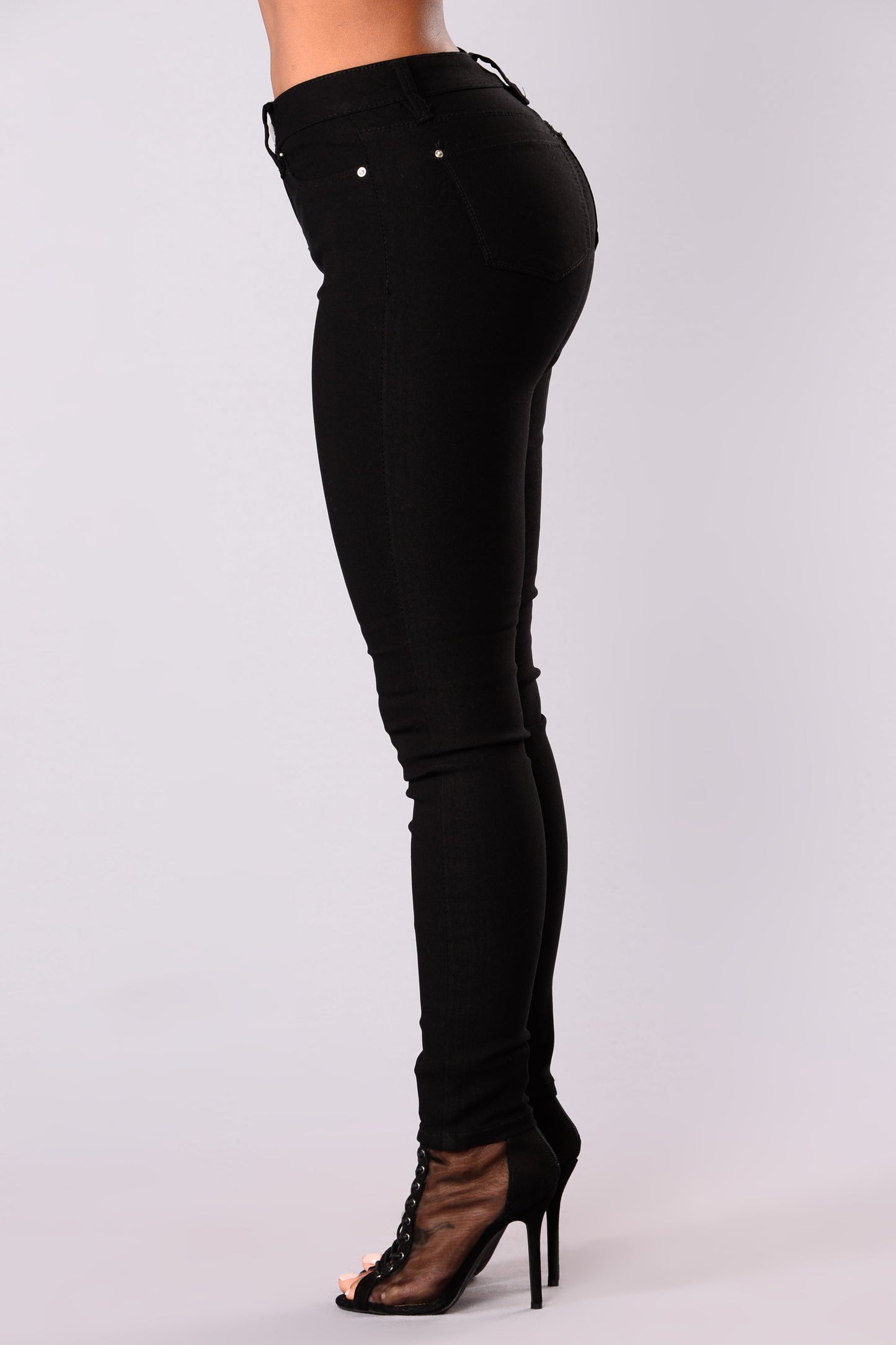 Hyperstretch Skinny Pants - Black