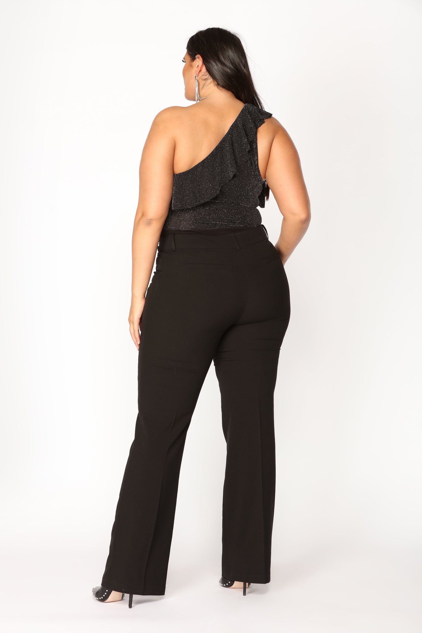 Tasha Dressy High Rise Pants - Black