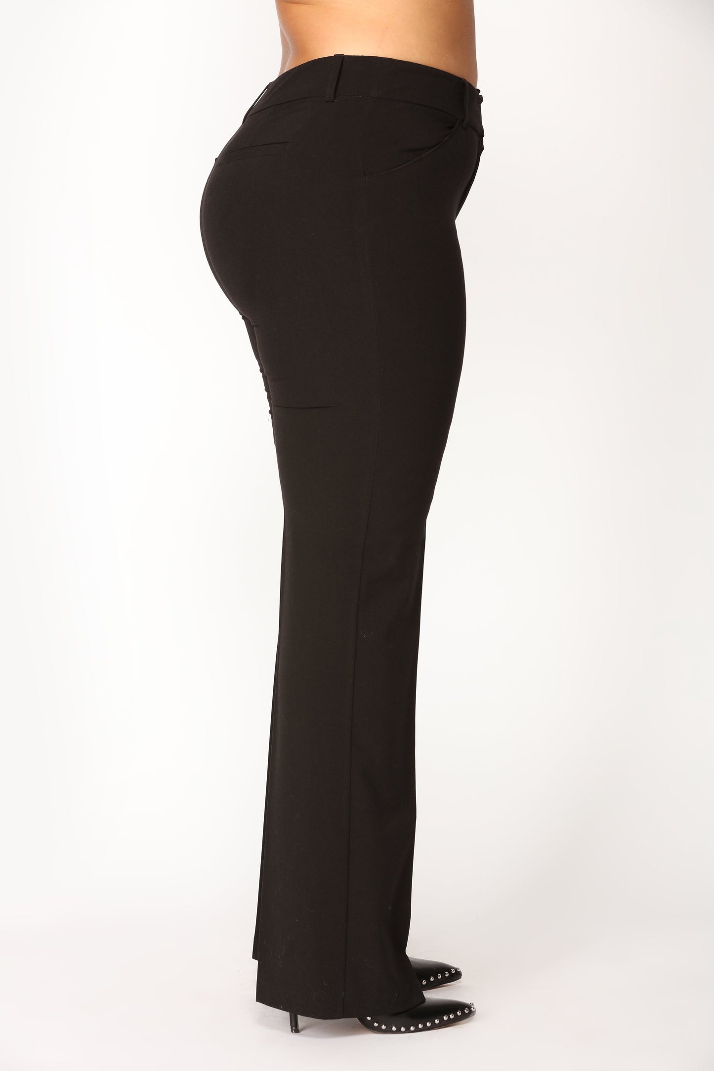 Tasha Dressy High Rise Pants - Black