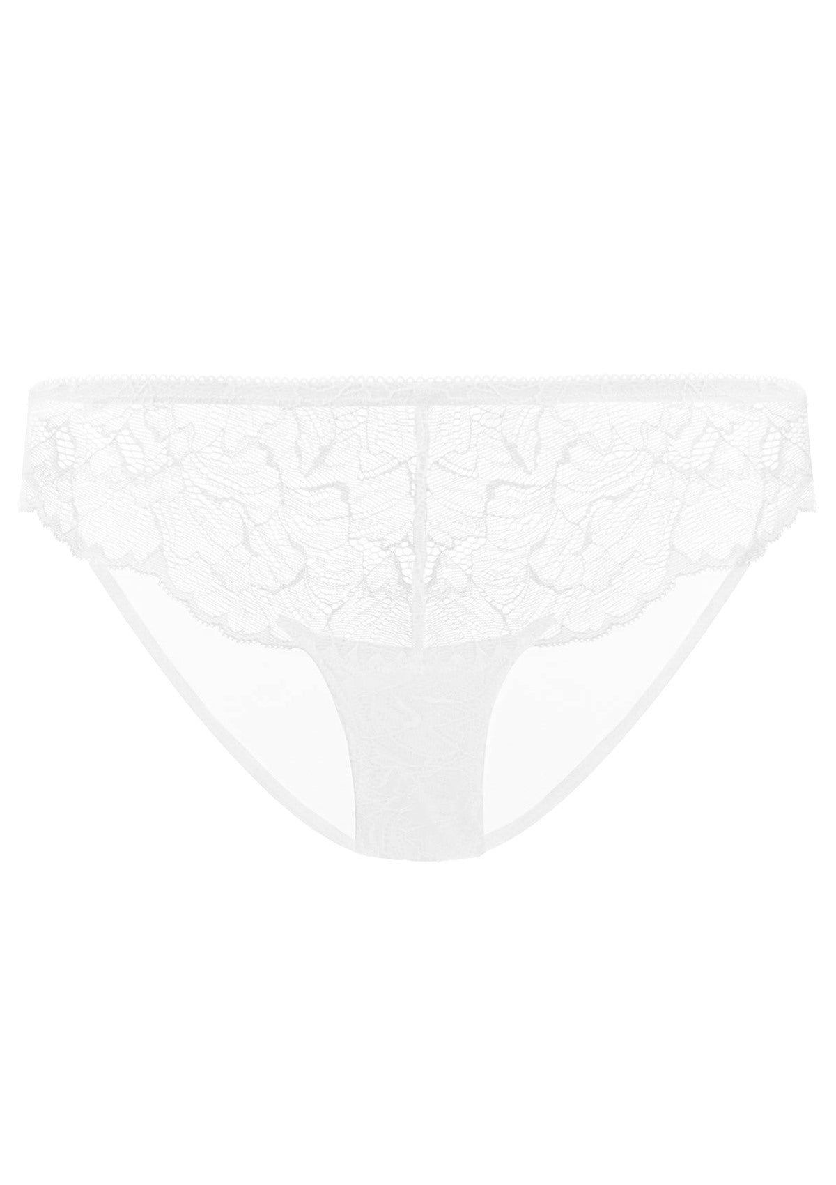 HSIA Blossom Lace White Bikini Underwear