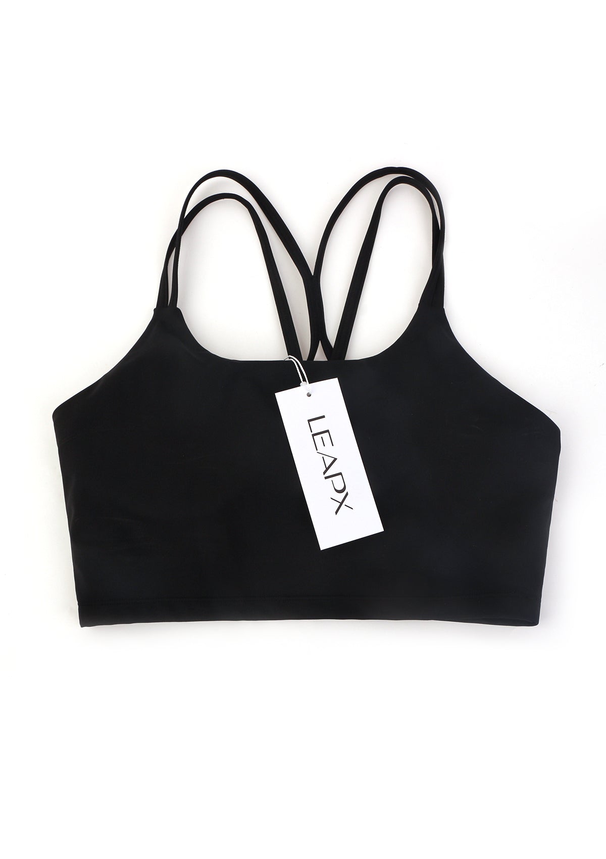 LEAPX Wireless Low-Impact Crisscross Padded Sports Bra