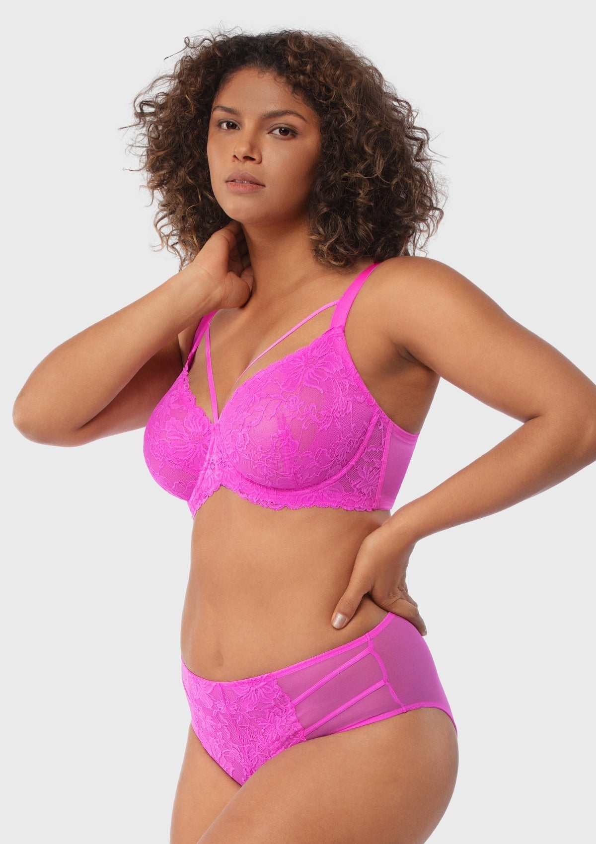 Pretty In Petals Unlined Strappy Underwire Lace Bra