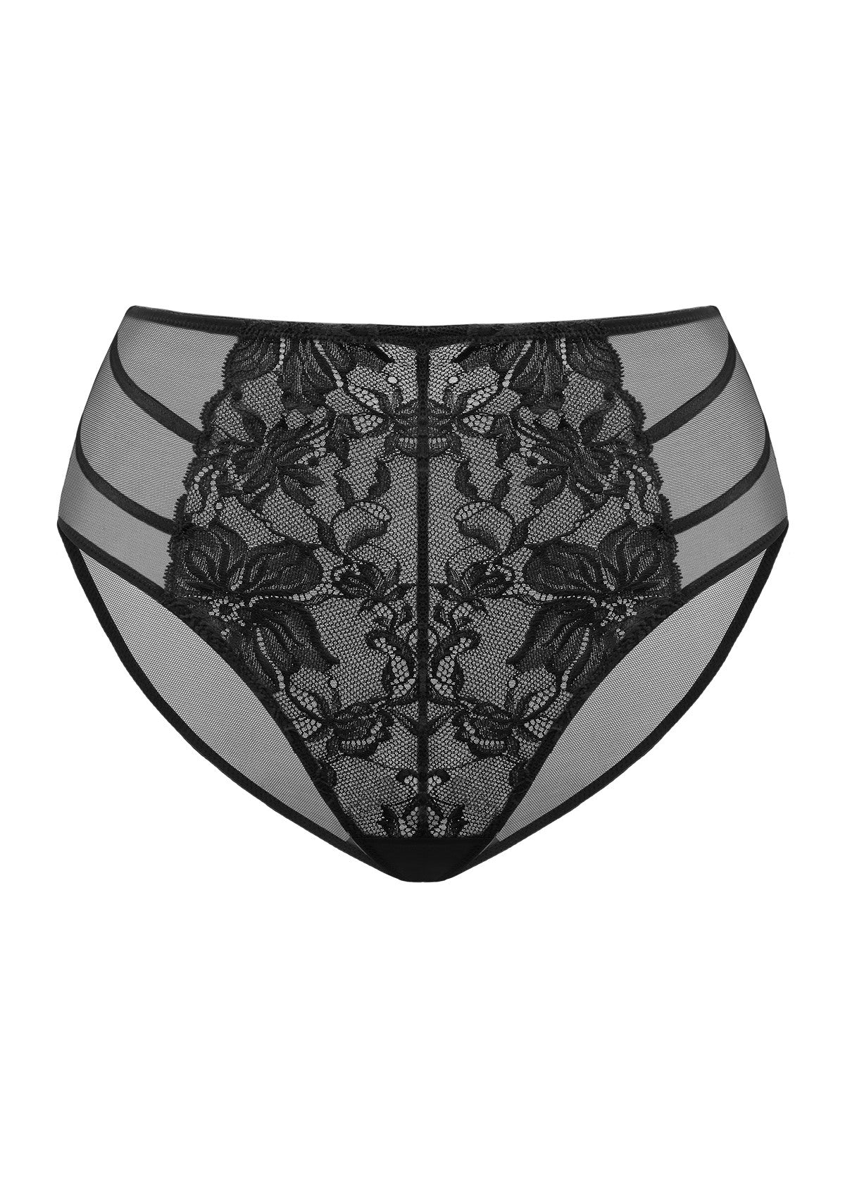 HSIA Breathable Sexy Lace Black Bikini Underwear