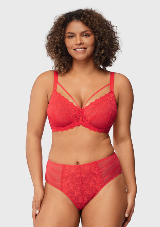 Pretty In Petals Unlined Strappy Underwire Lace Bra