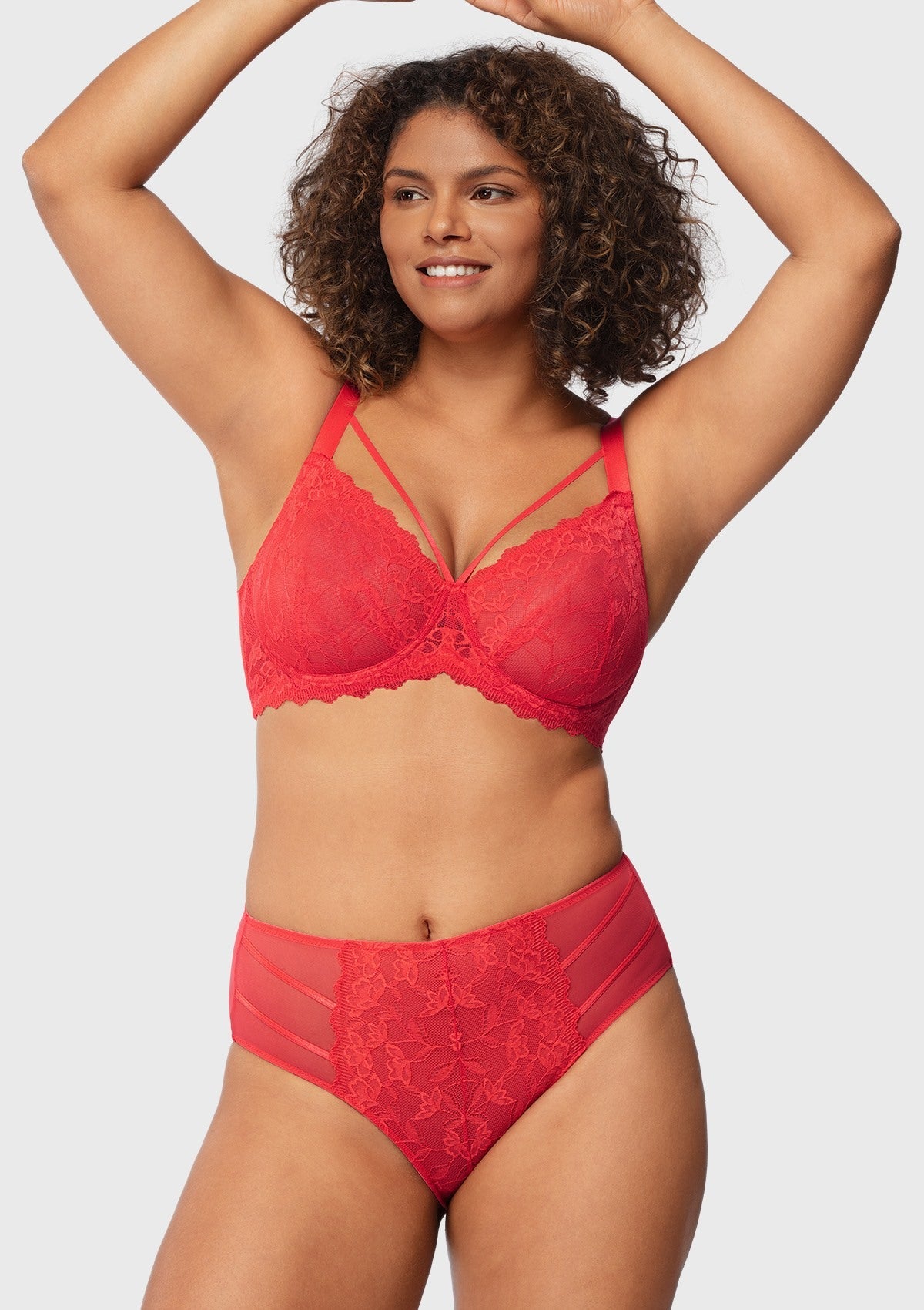 Pretty In Petals Unlined Strappy Underwire Lace Bra