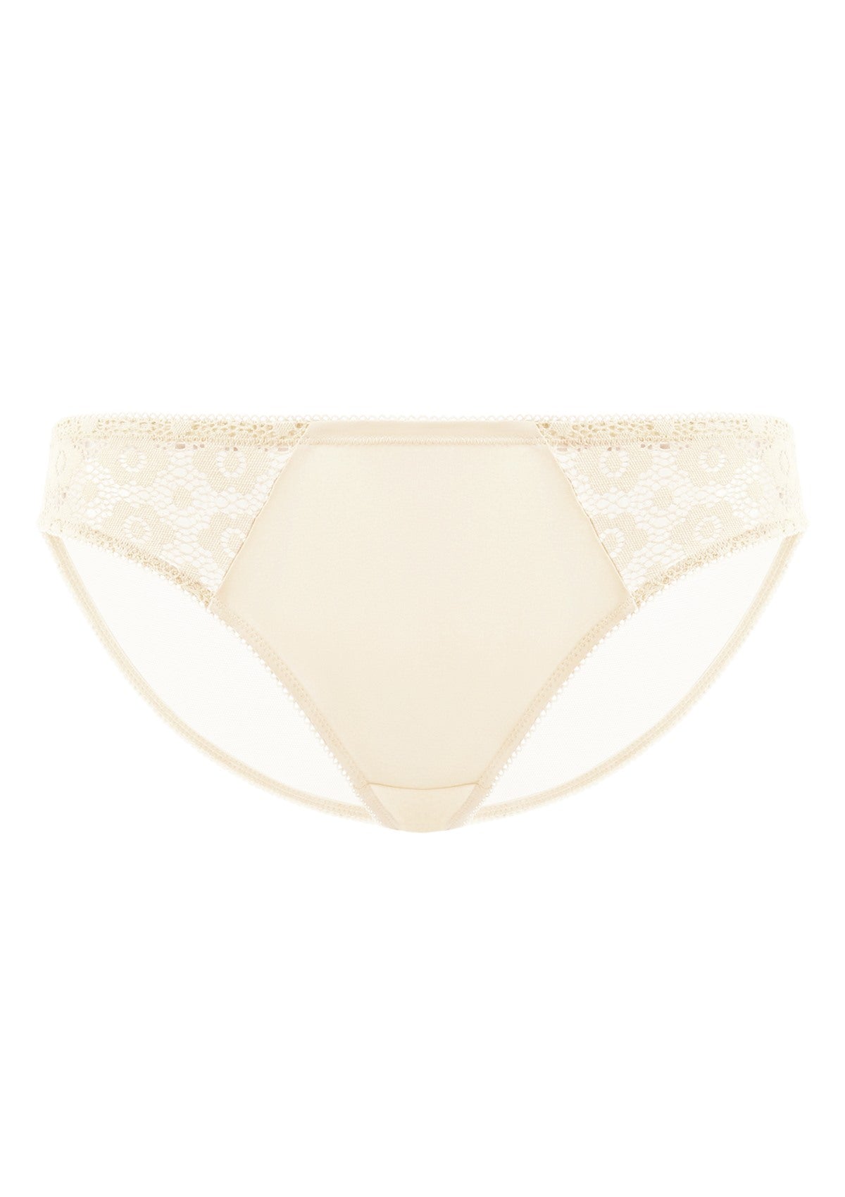 Serena Comfort Champagne Lace Trim Bikini Underwear