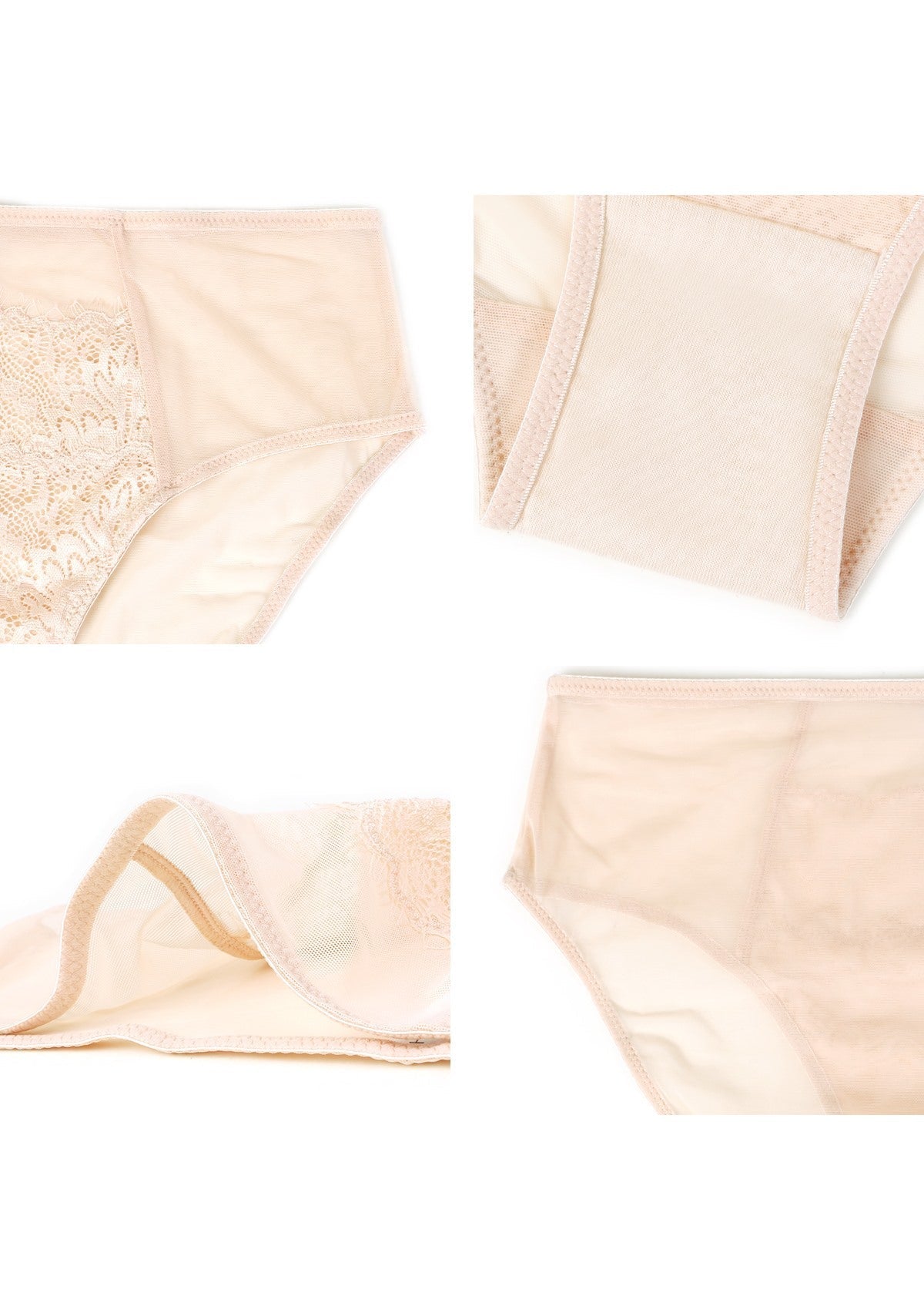 Sunflower High-Rise Pink Lace Brief Underwear