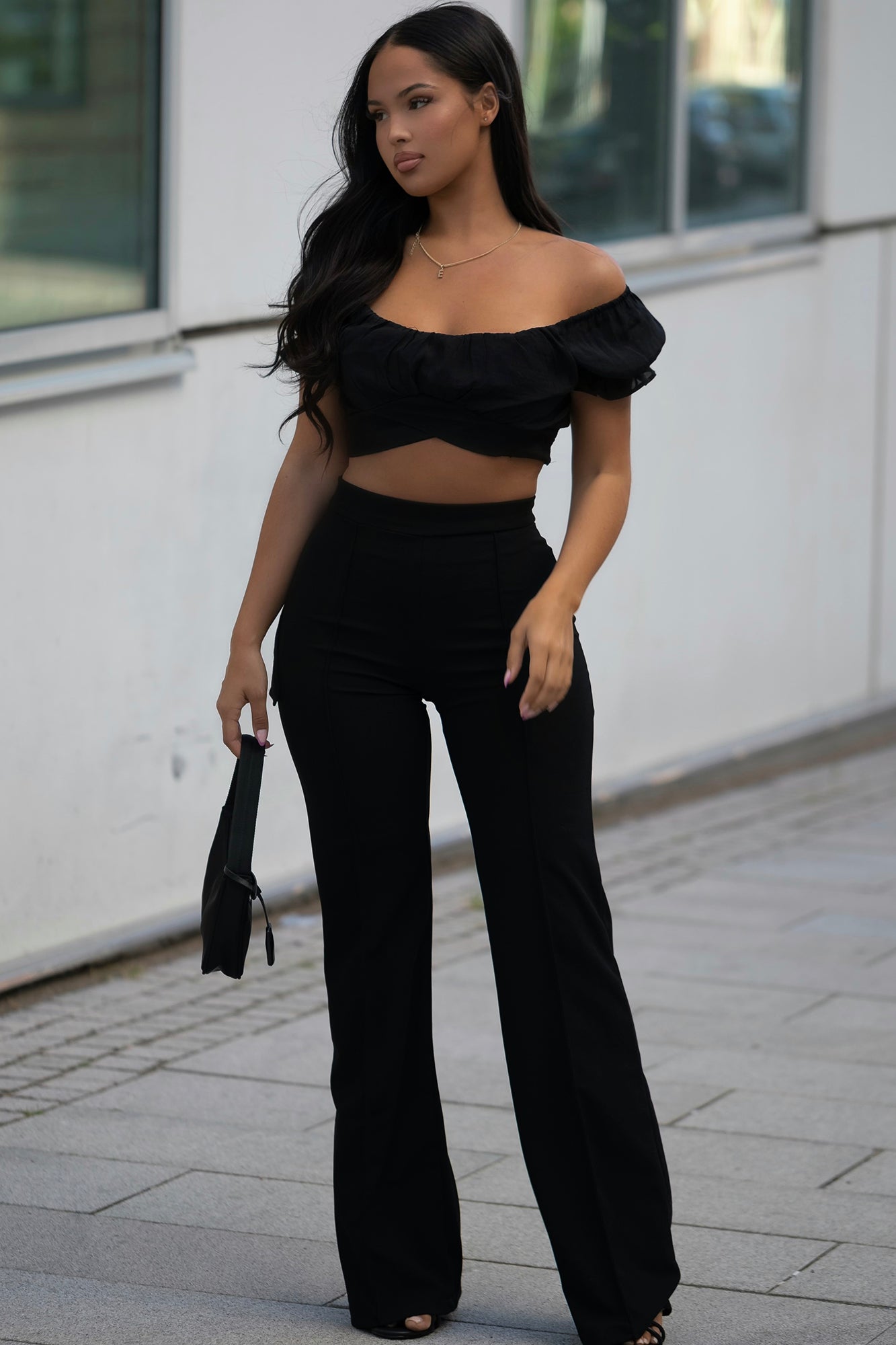 Victoria High Waisted Dress Pants - Black