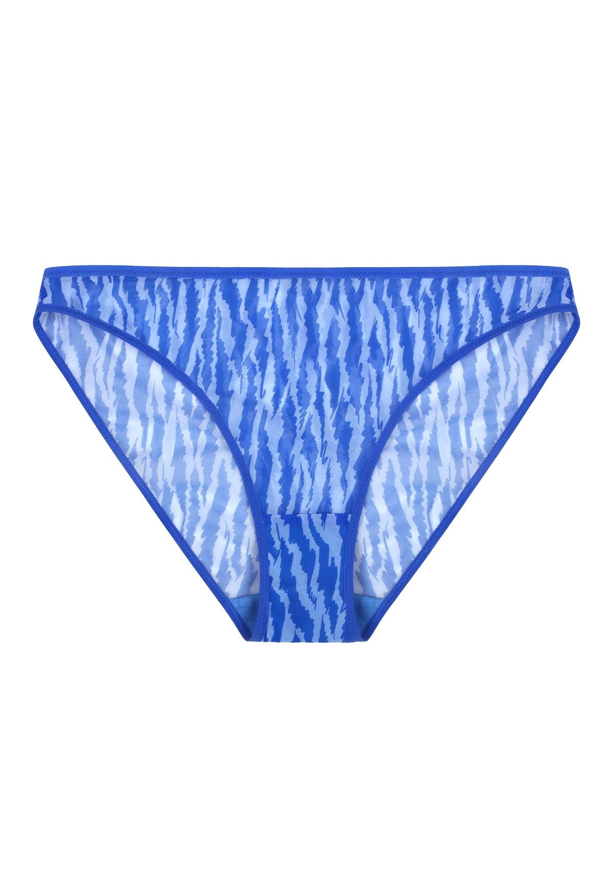 Zebra Wild Breathable Mesh Bikini Underwear