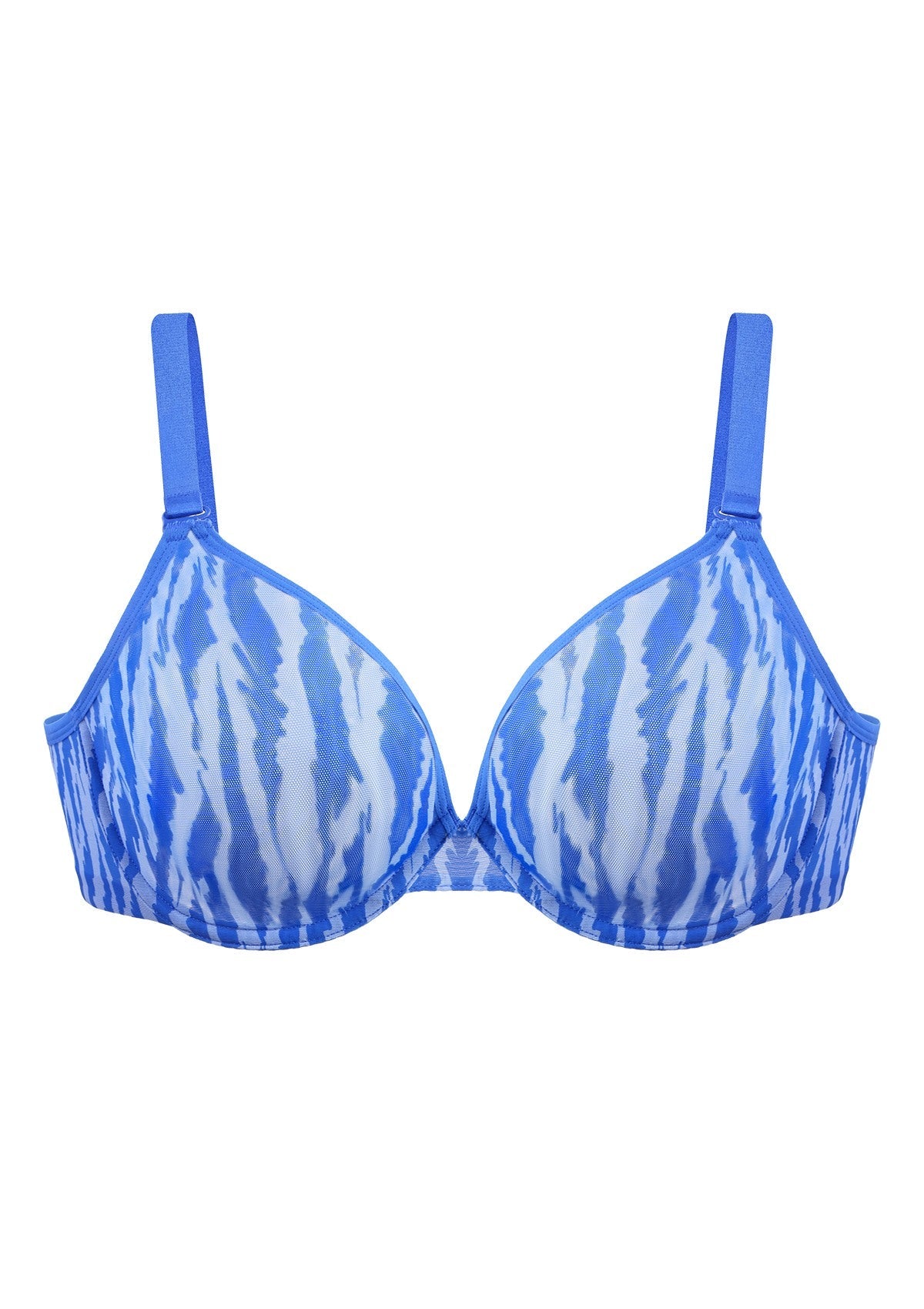 Zebra Wild Unlined Underwire Mesh Bra