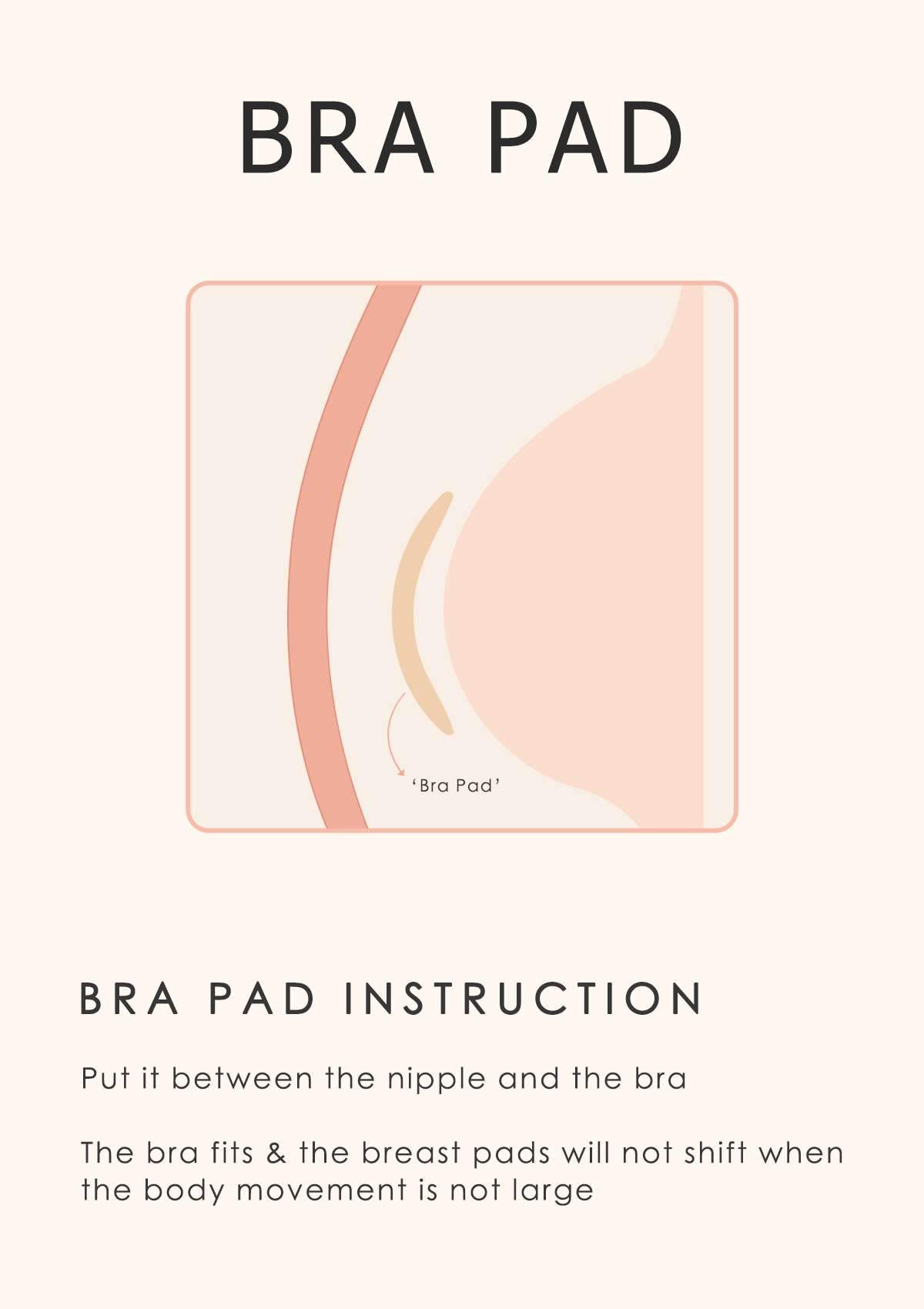 Washable Cotton Bra Pads 2 Pack