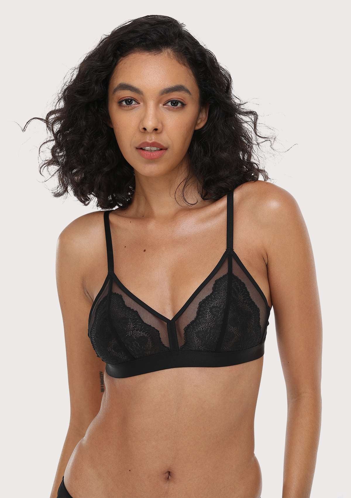 HSIA Wireless Lace Triangle Bra