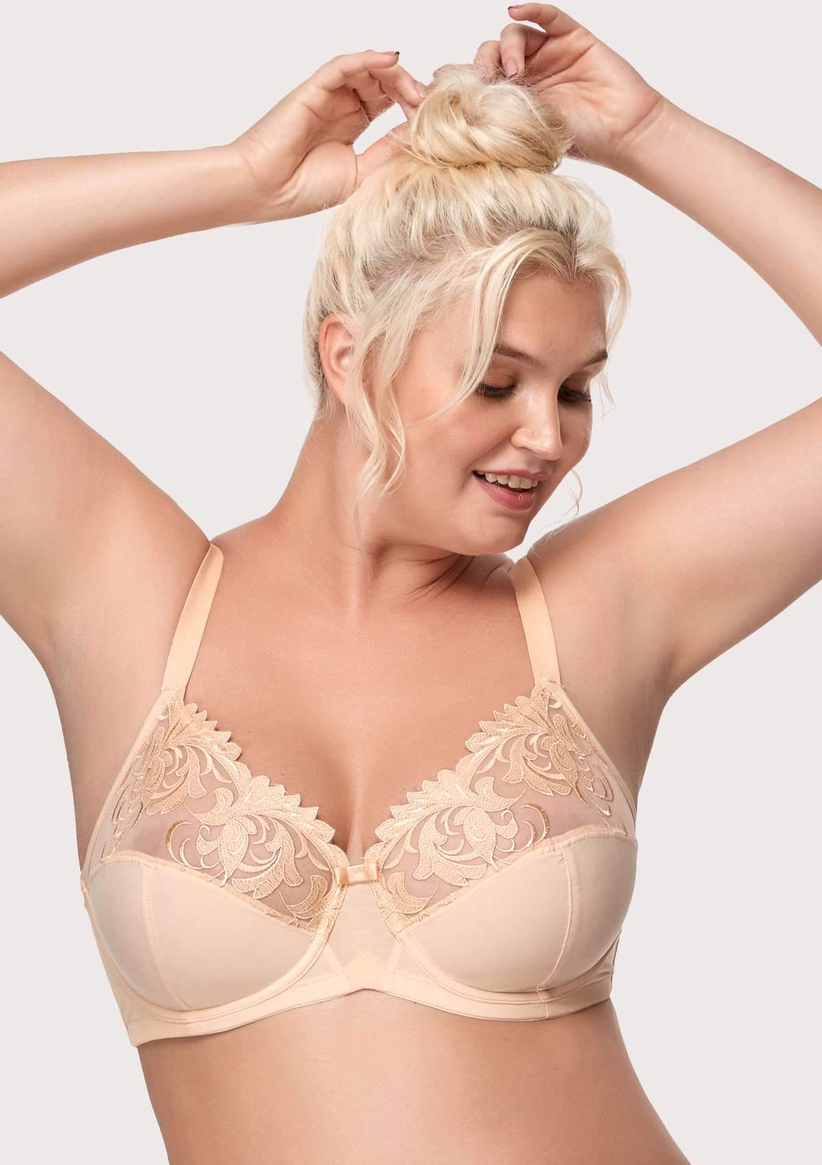 HSIA Embroidered Underwire Bra