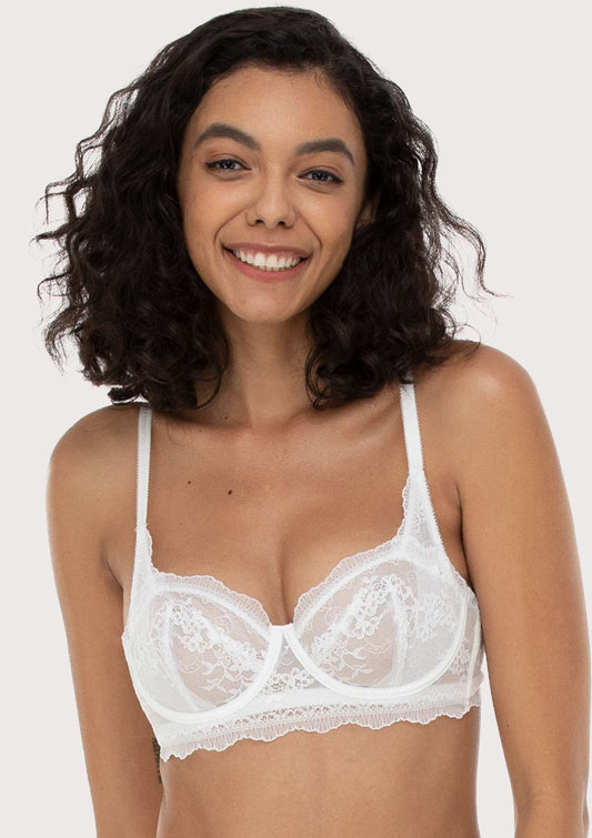 I Do | Petite Floral Lace Unlined Bra