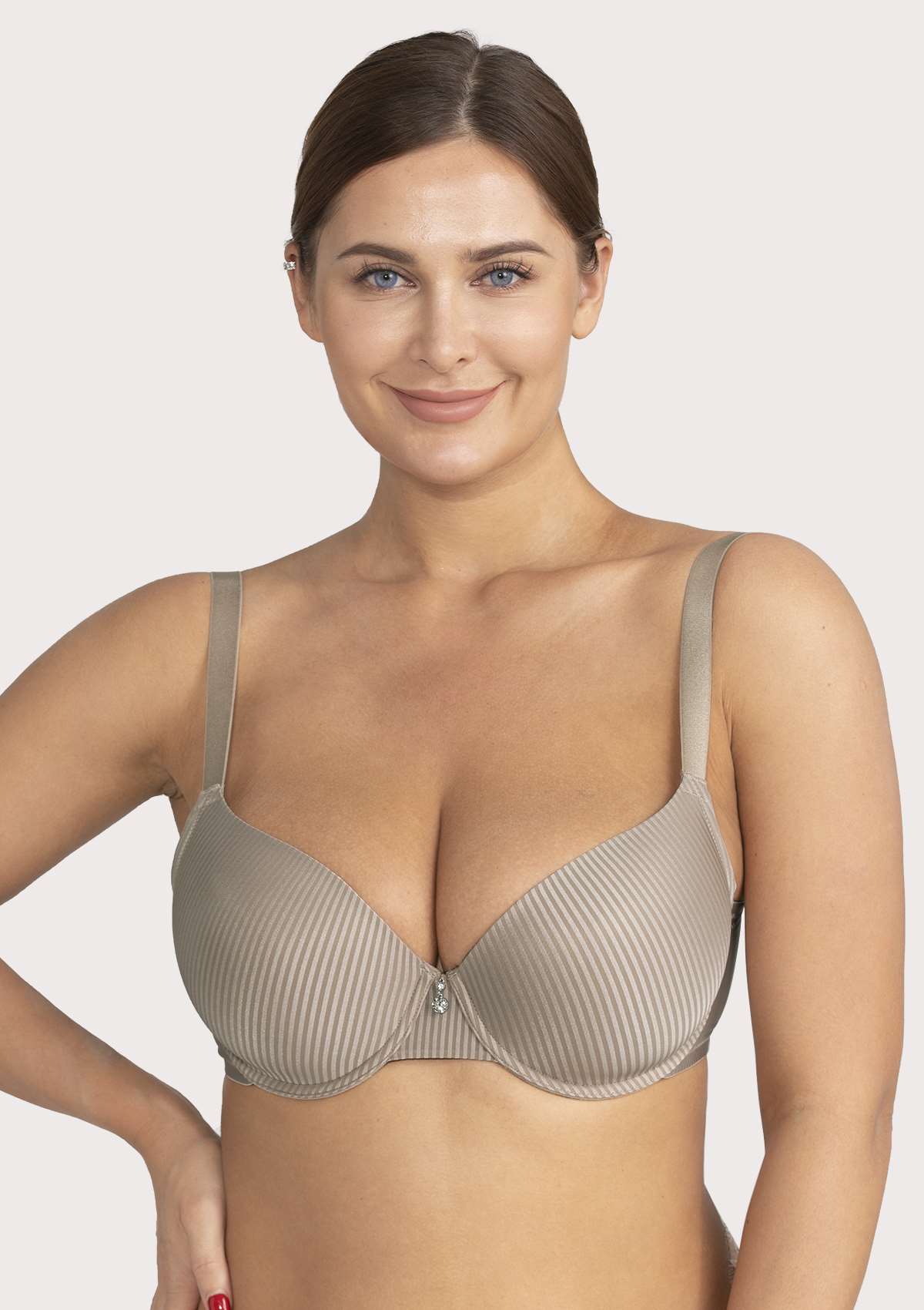 Josephine Striped Smooth Lightly Padded Bra