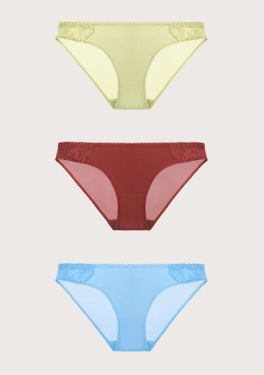 HSIA Soft Stretch Bikini Panties 3 Pack