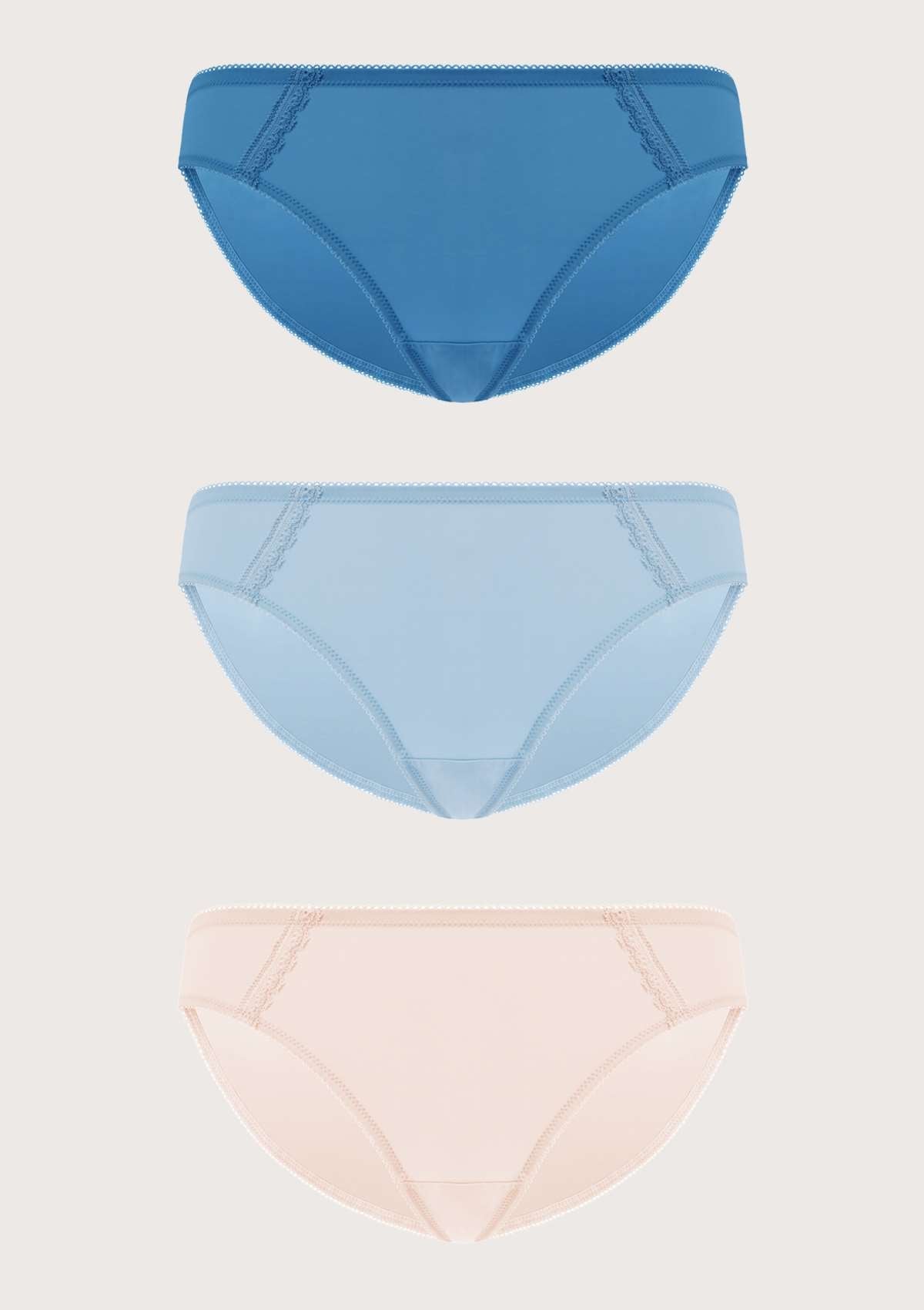 HSIA Soft Stretch Smooth Bikini Panties 3 Pack