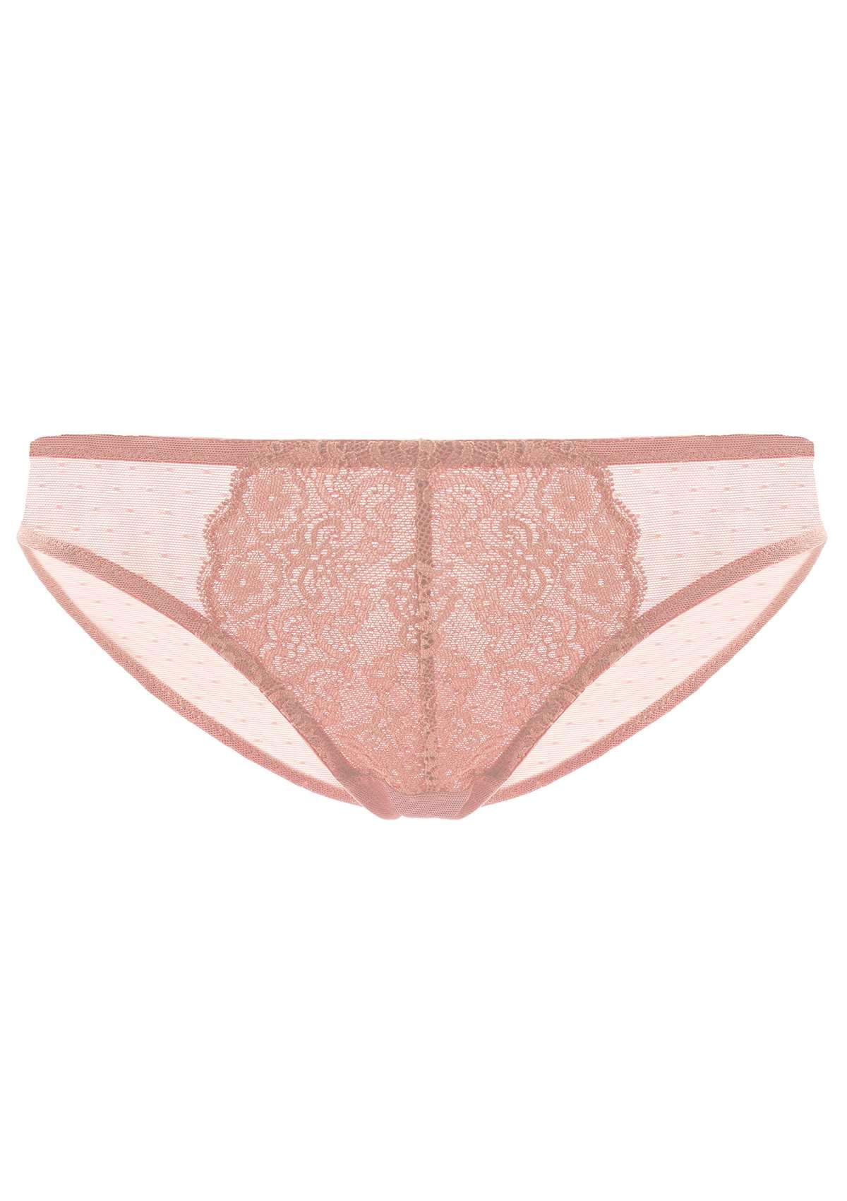 Nymphaea Front Floral Lace Bikini Underwear