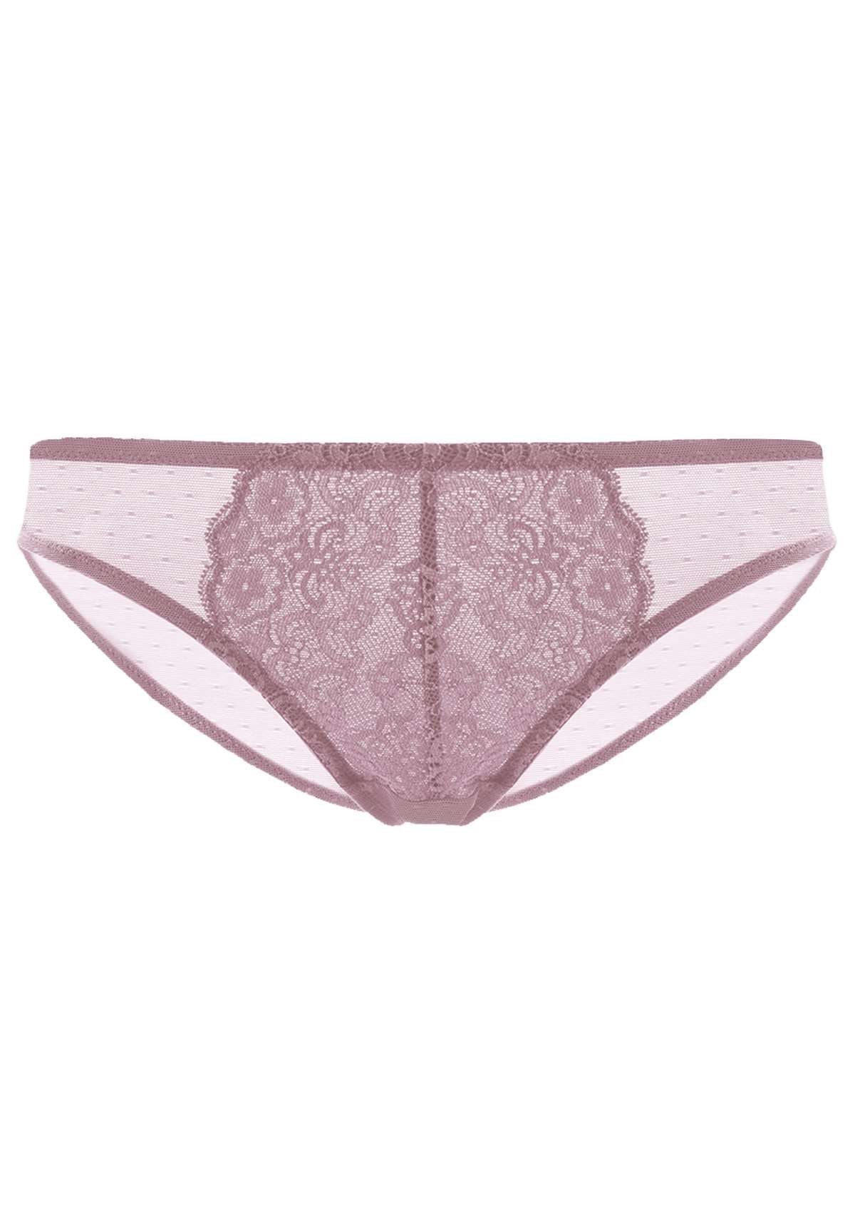 Nymphaea Front Floral Lace Bikini Underwear