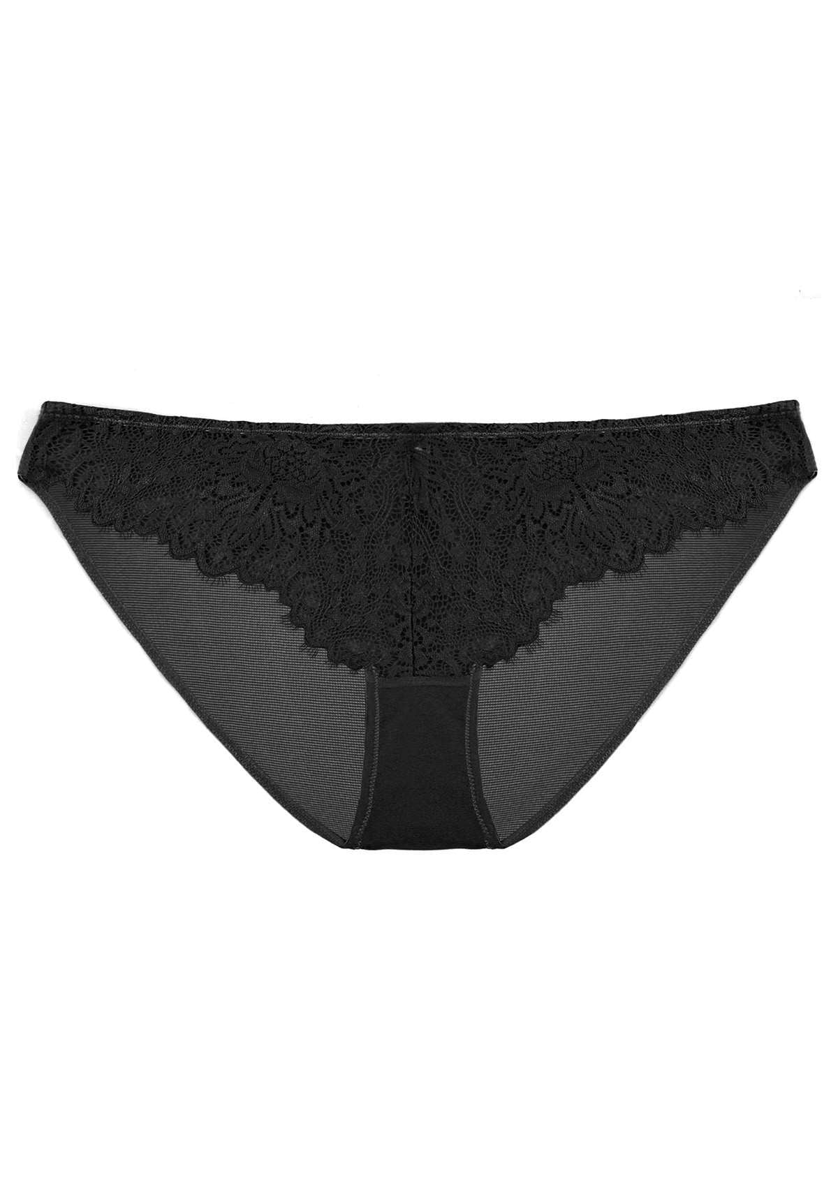 HSIA Sunflower Exquisite Black Bikini Lace Underwear