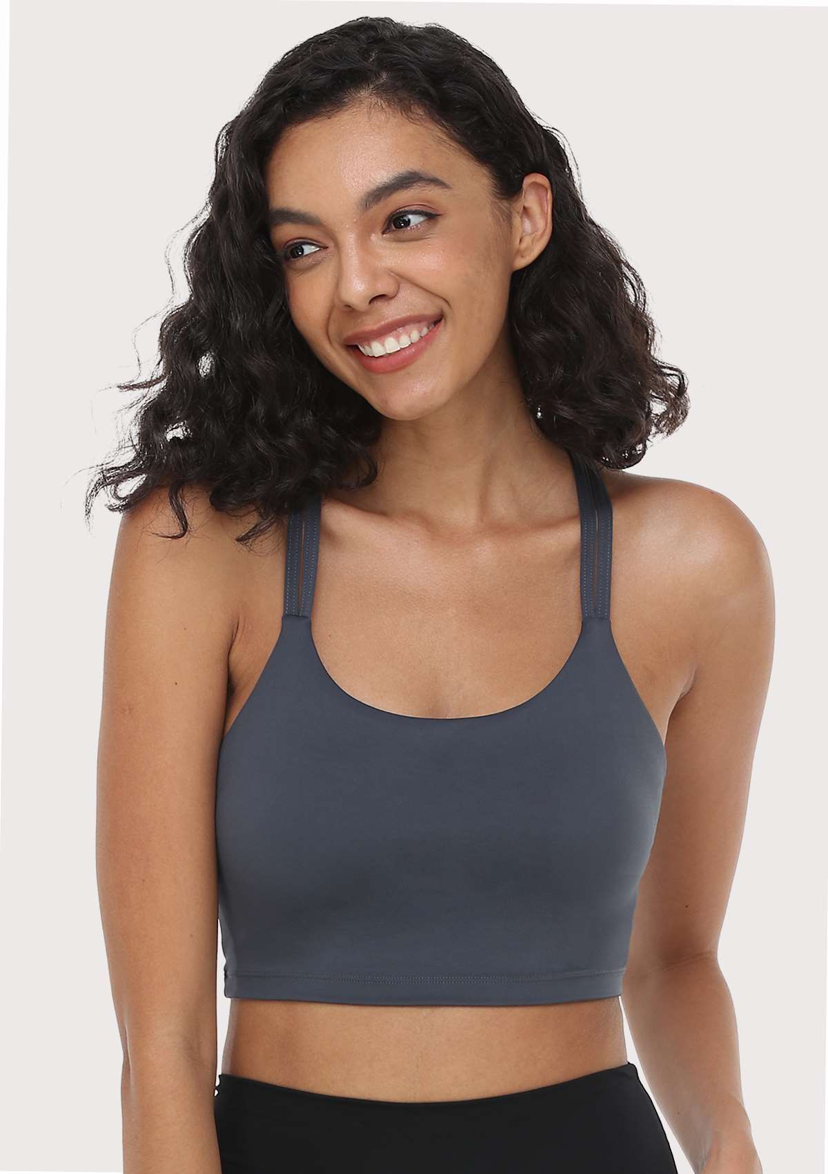 LEAPX Wireless Low-Impact Crisscross Padded Sports Bra