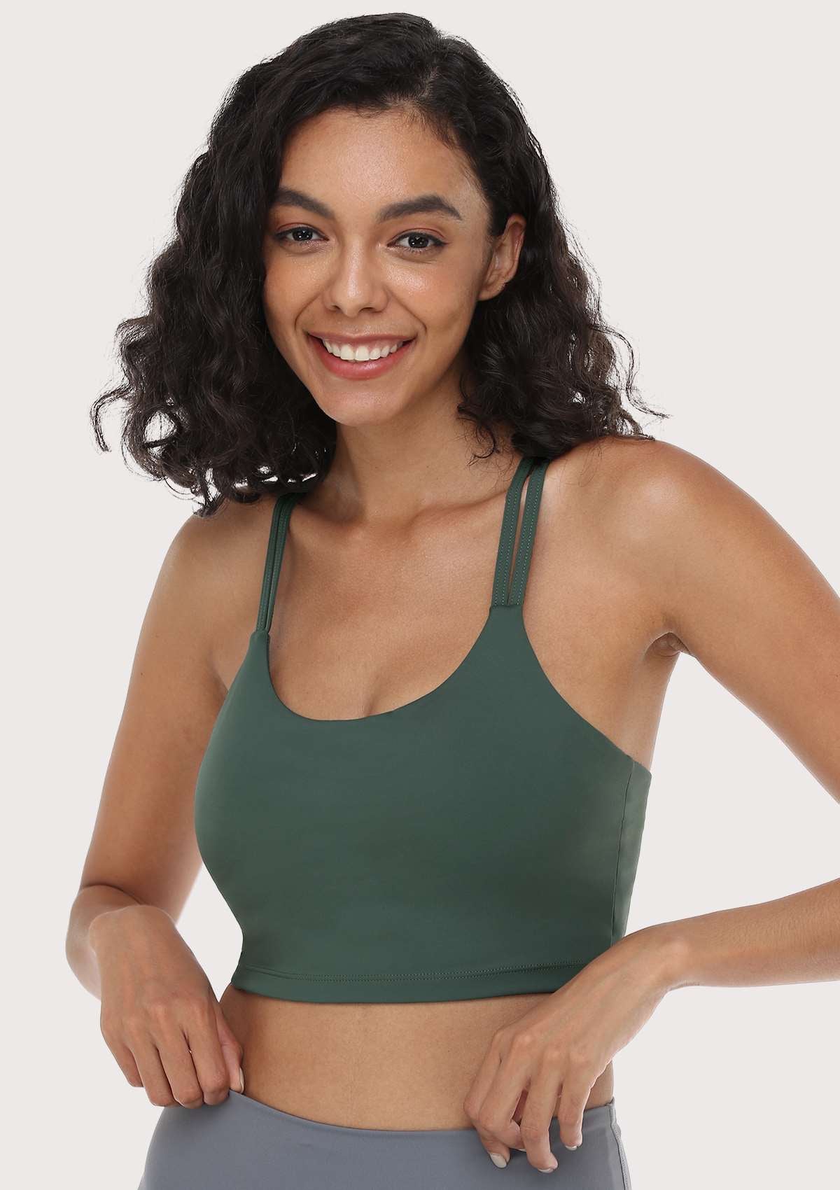 LEAPX Wireless Low-Impact Crisscross Padded Sports Bra