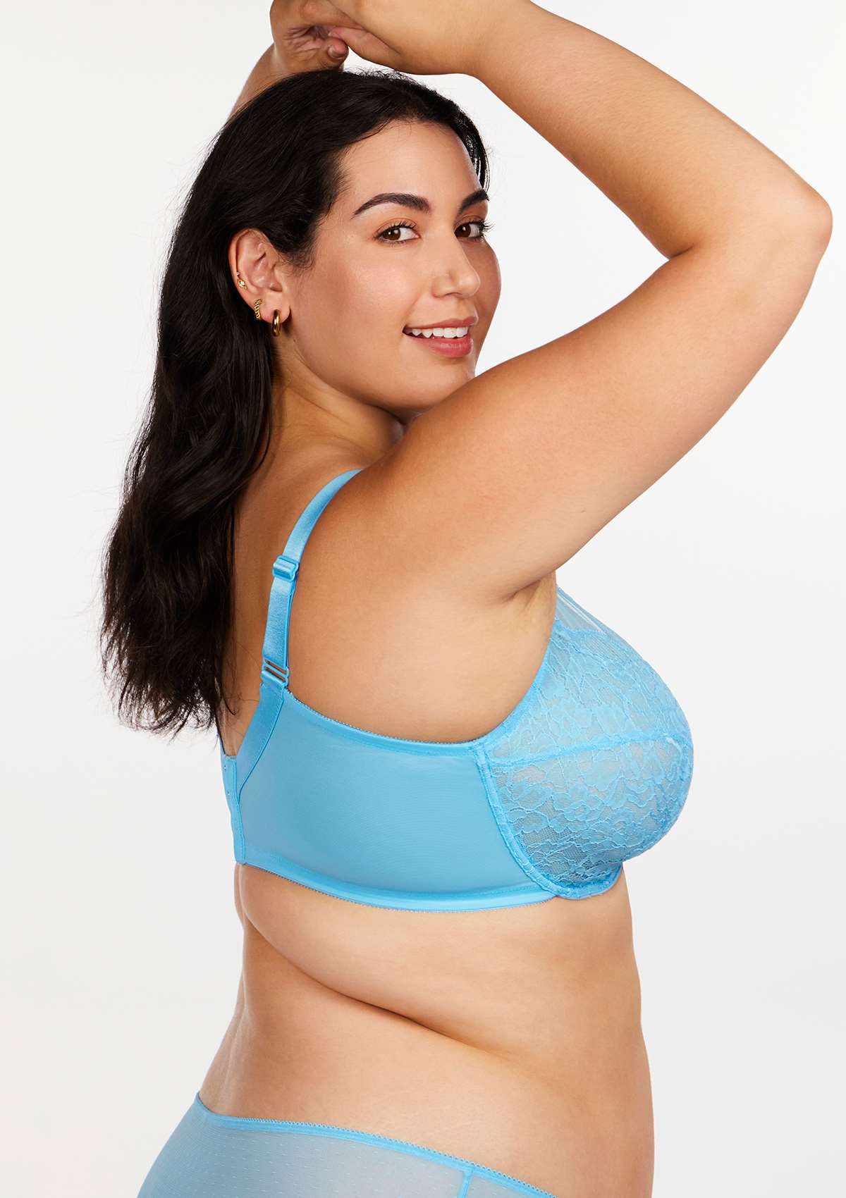 Enchante Capri Blue Lace Underwire Bra