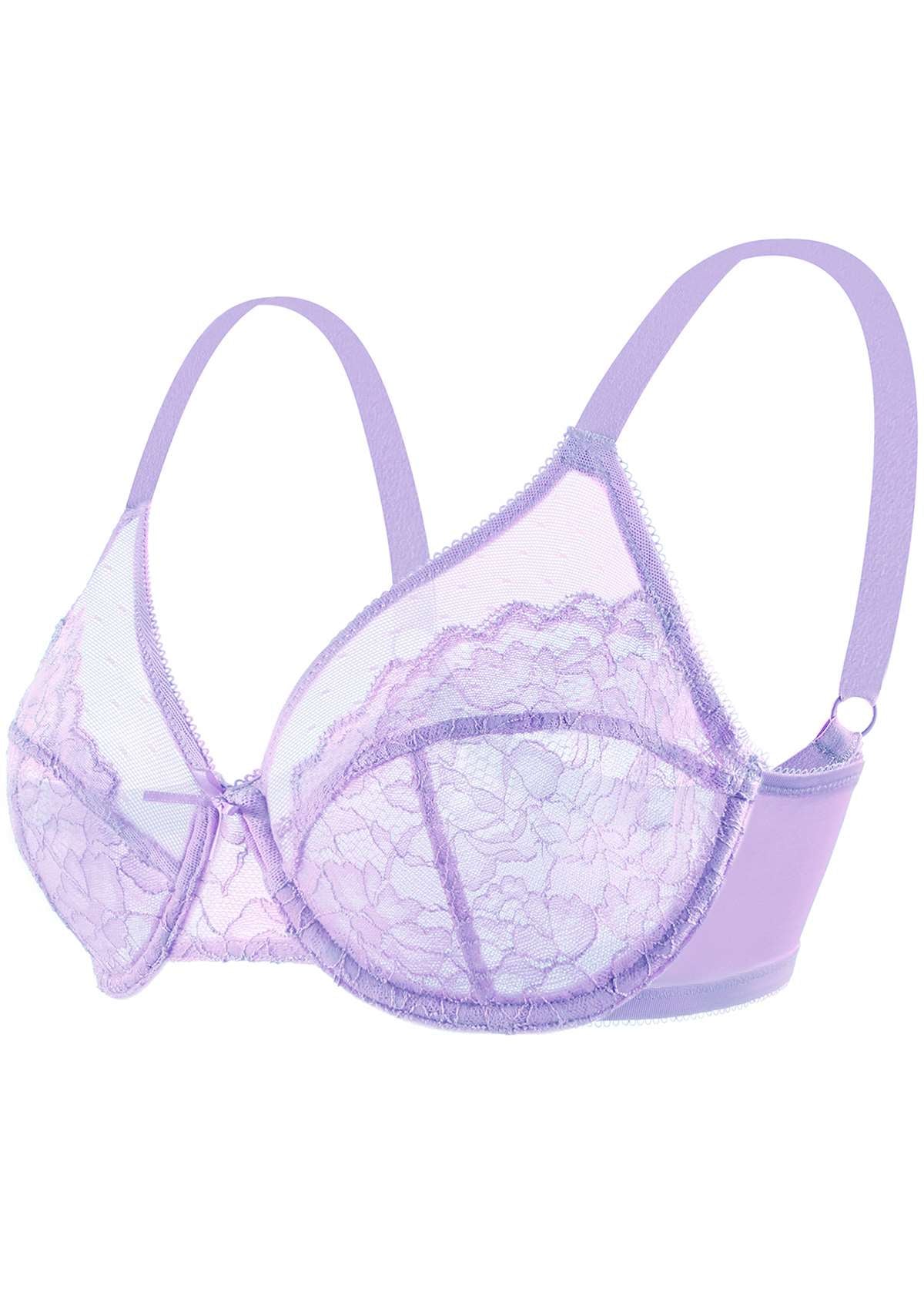 Enchante Unlined Lace Underwire Bra