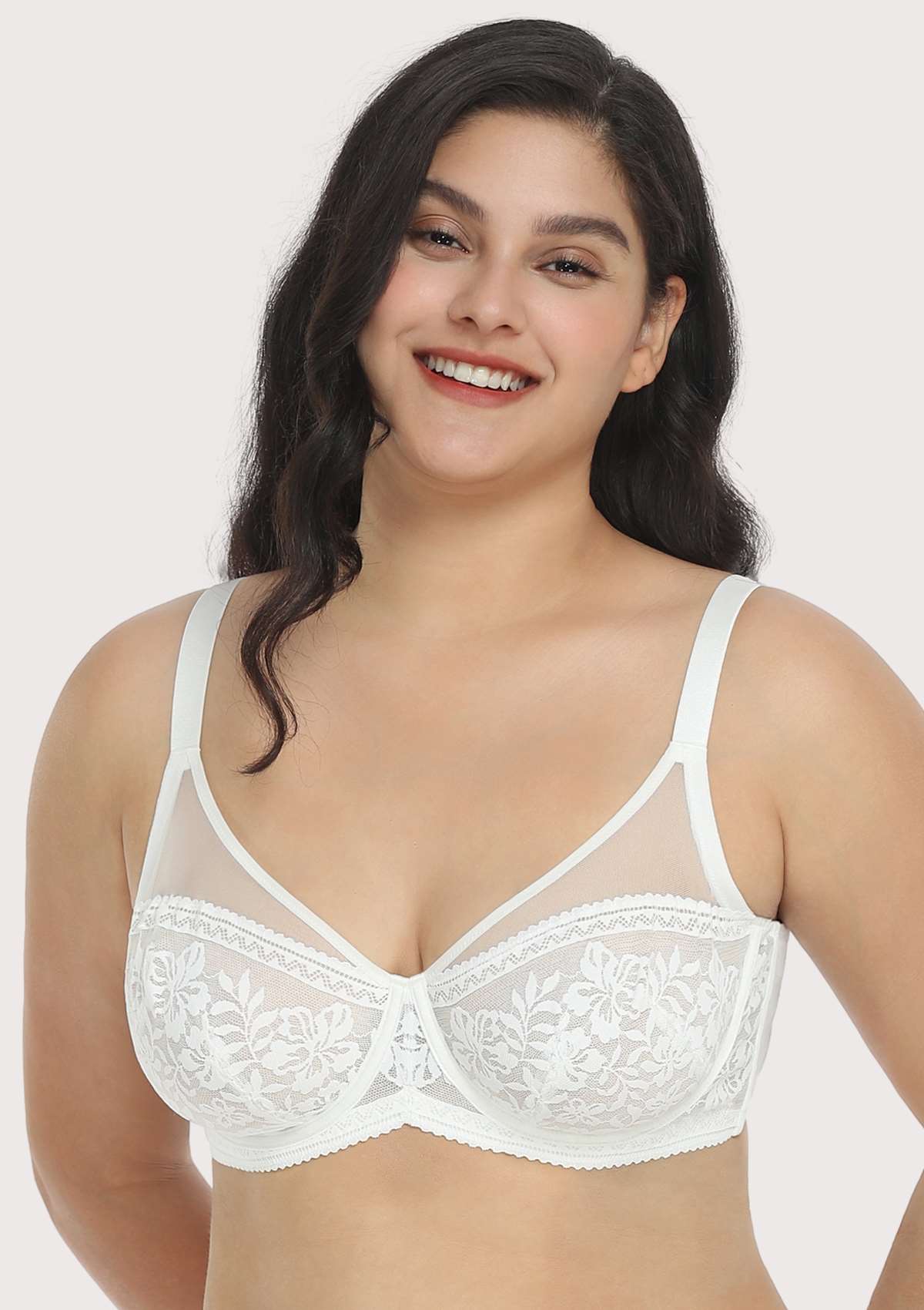 Gladioli Lace Unlined Underwire Bra