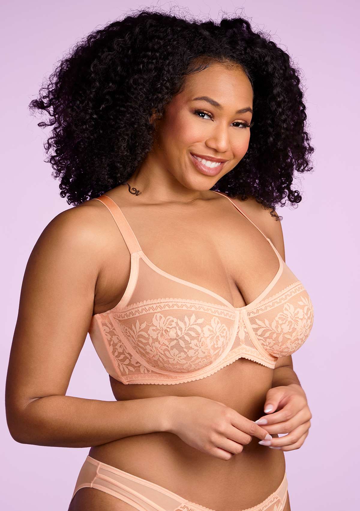 Gladioli Lace Unlined Underwire Bra