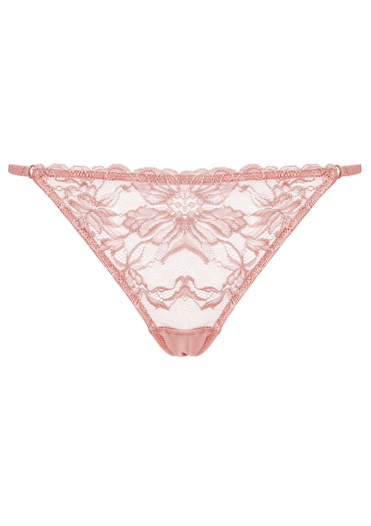 Pretty In Petals Breathable Sexy Lace String Thongs 3 Pack