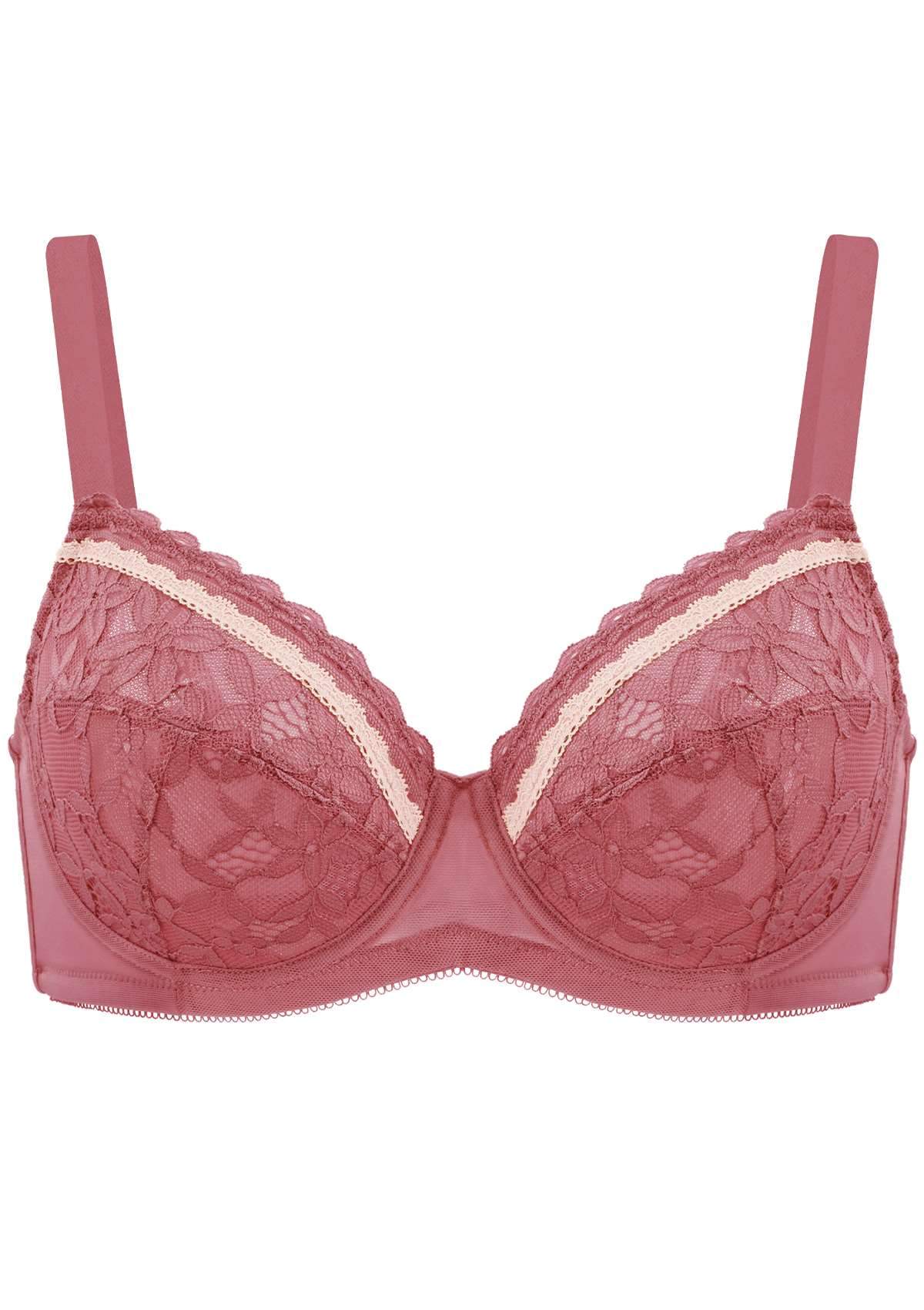 Jessamine Contrast Color Lace Underwire Bra