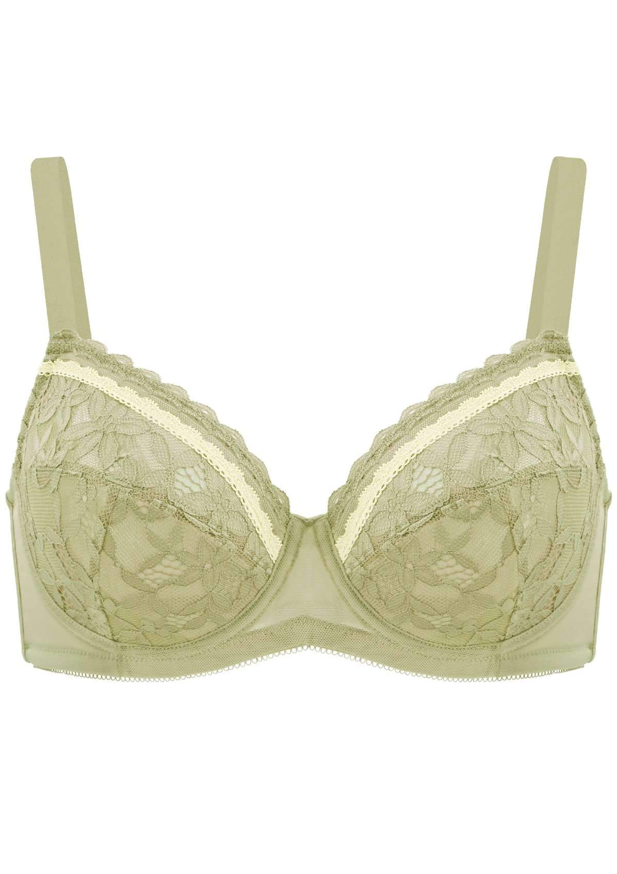 Jessamine Contrast Color Lace Underwire Bra Bundle