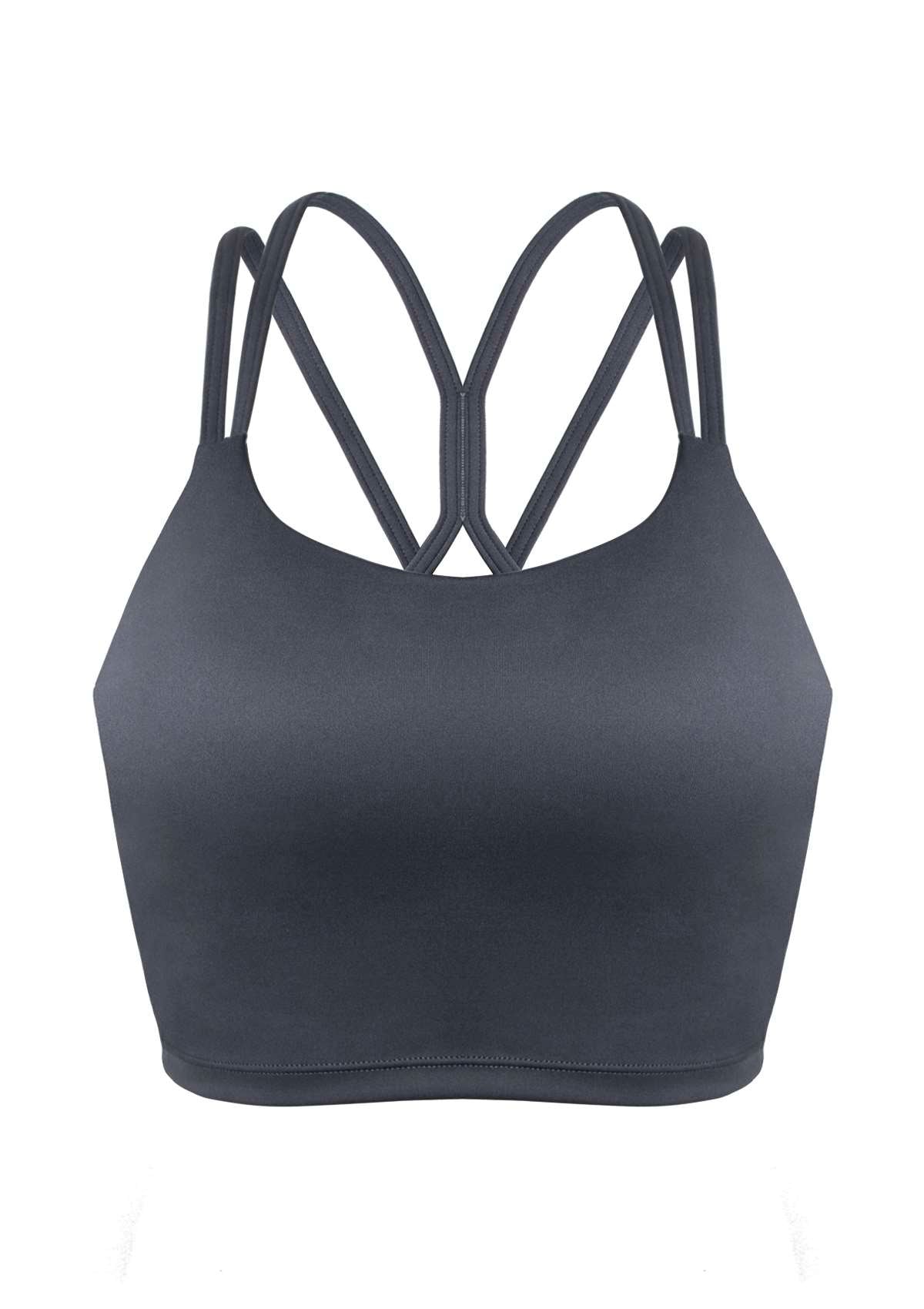 LEAPX Wireless Low-Impact Crisscross Padded Sports Bra