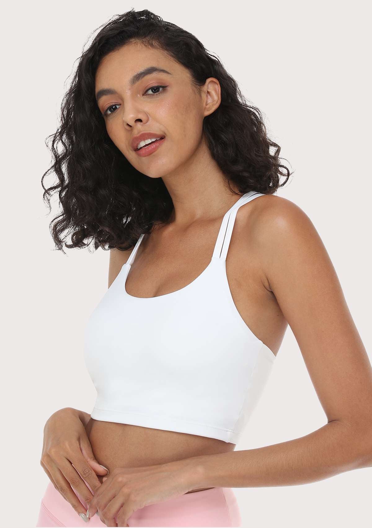 LEAPX Wireless Low-Impact Crisscross Padded Sports Bra